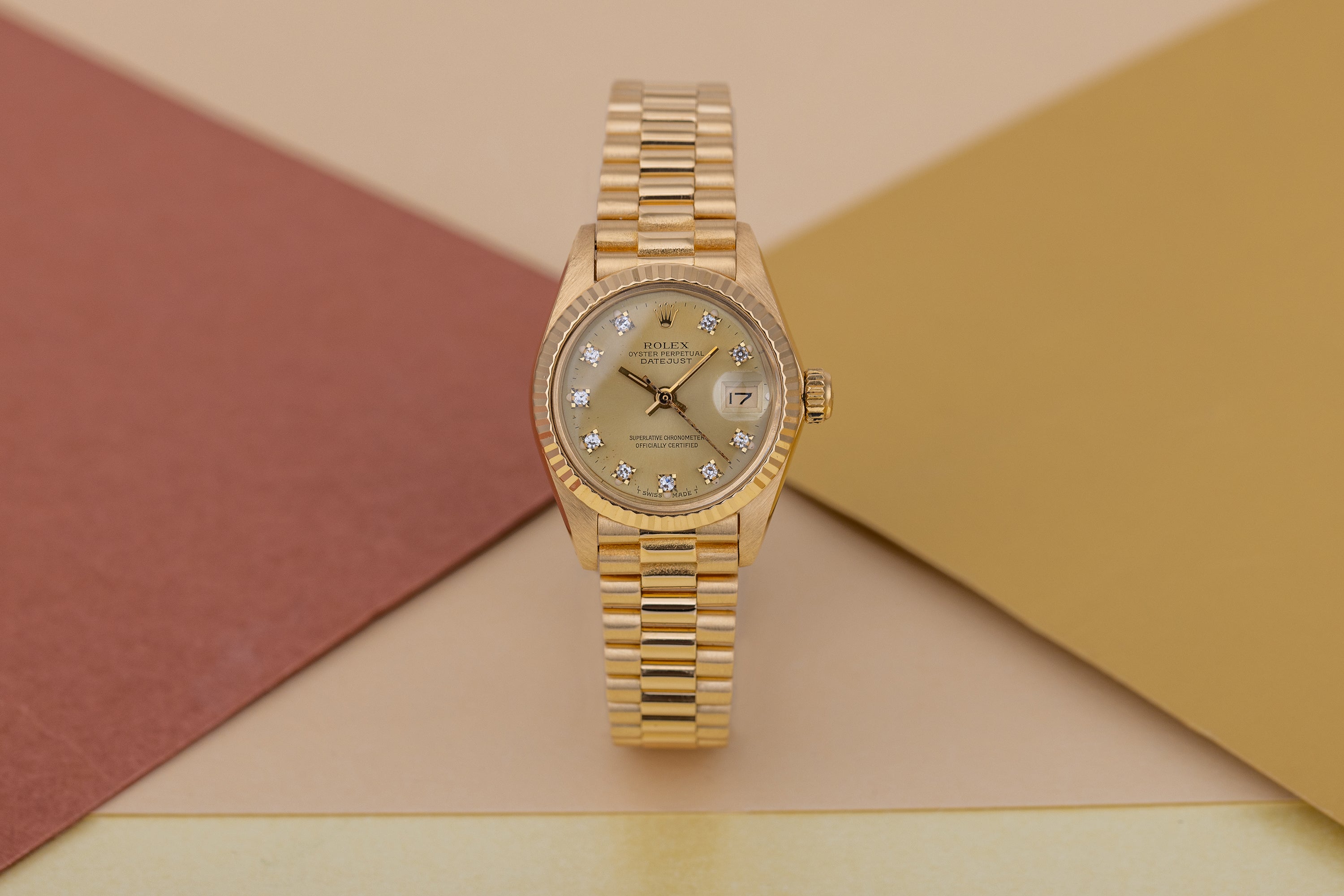 Rolex Lady DateJust | REF. 6917 | Gold Diamond Dial | 1984 | 18k Yellow Gold