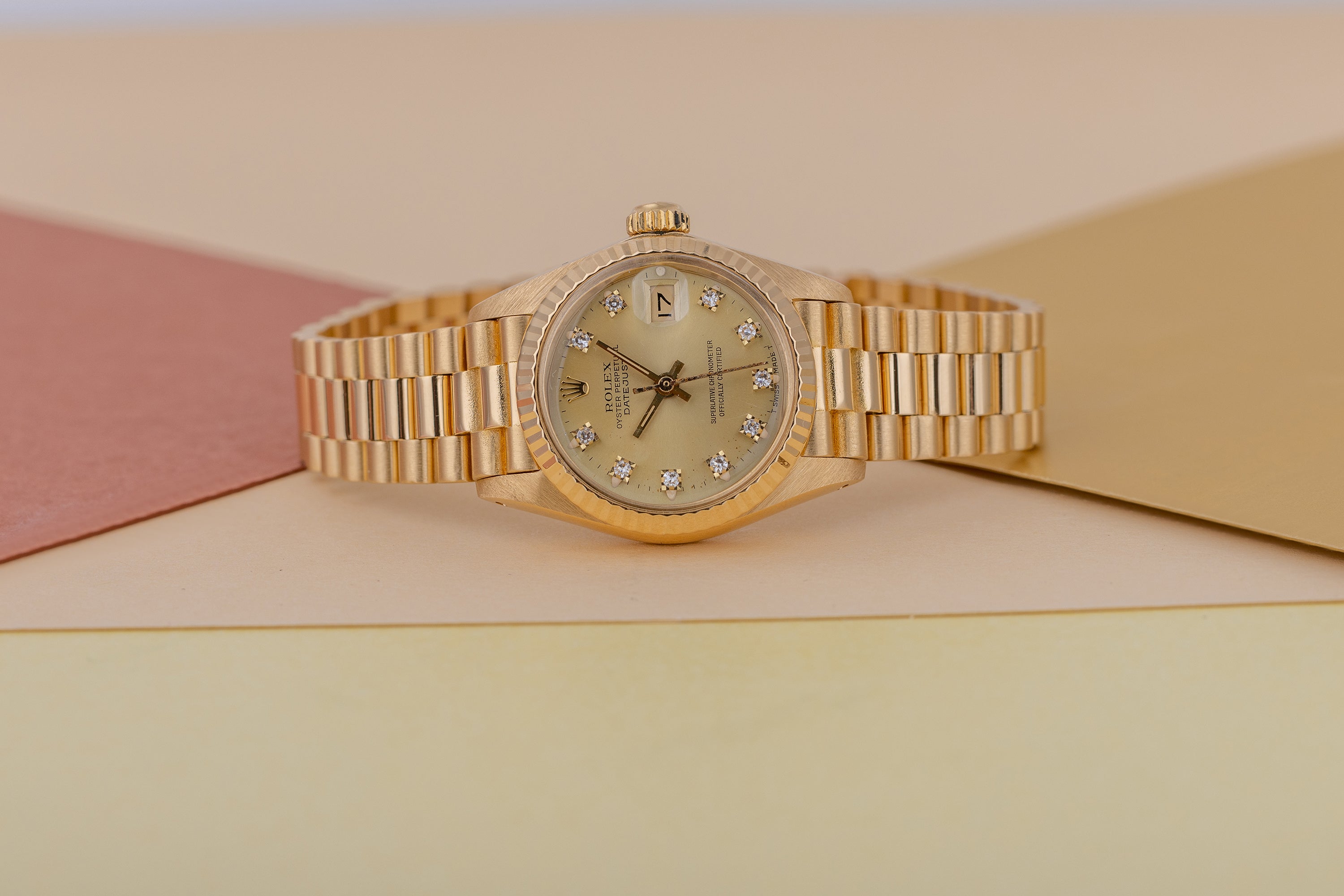 Rolex Lady DateJust | REF. 6917 | Gold Diamond Dial | 1984 | 18k Yellow Gold