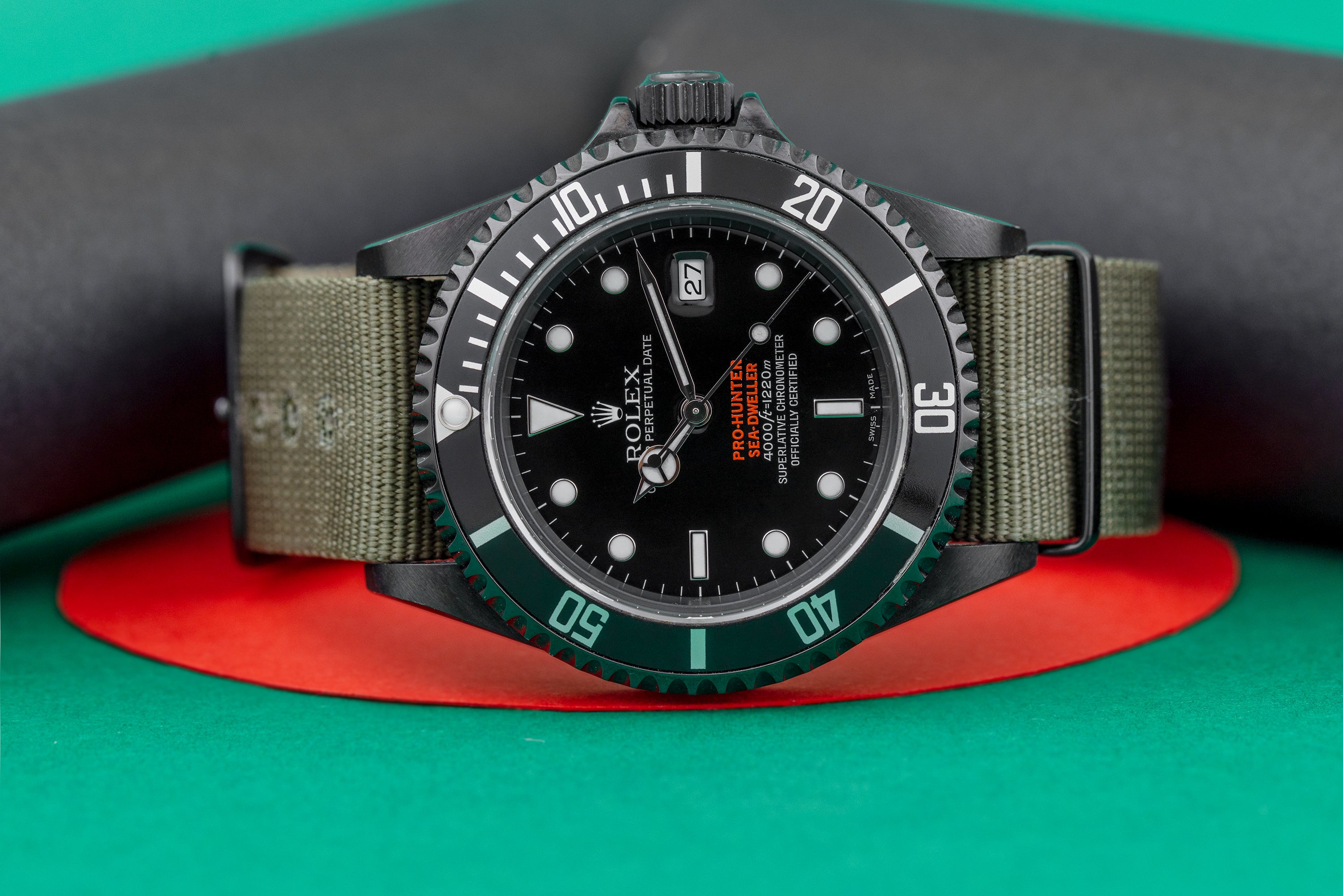Rolex Pro Hunter Sea-Dweller | REF. 16600 | Stainless Steel DLC Coated - Matte Black