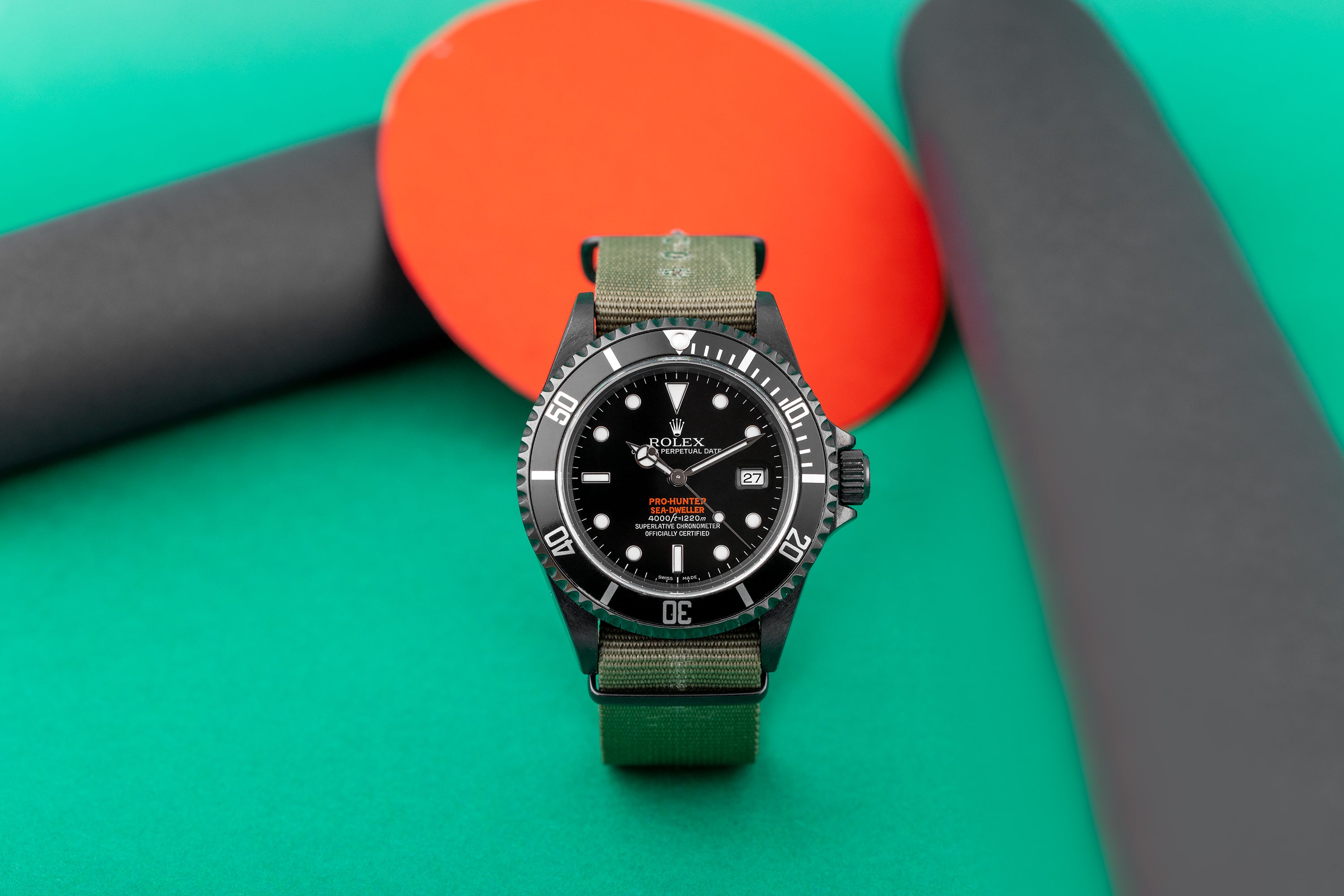 Rolex Pro Hunter Sea-Dweller | REF. 16600 | Stainless Steel DLC Coated - Matte Black