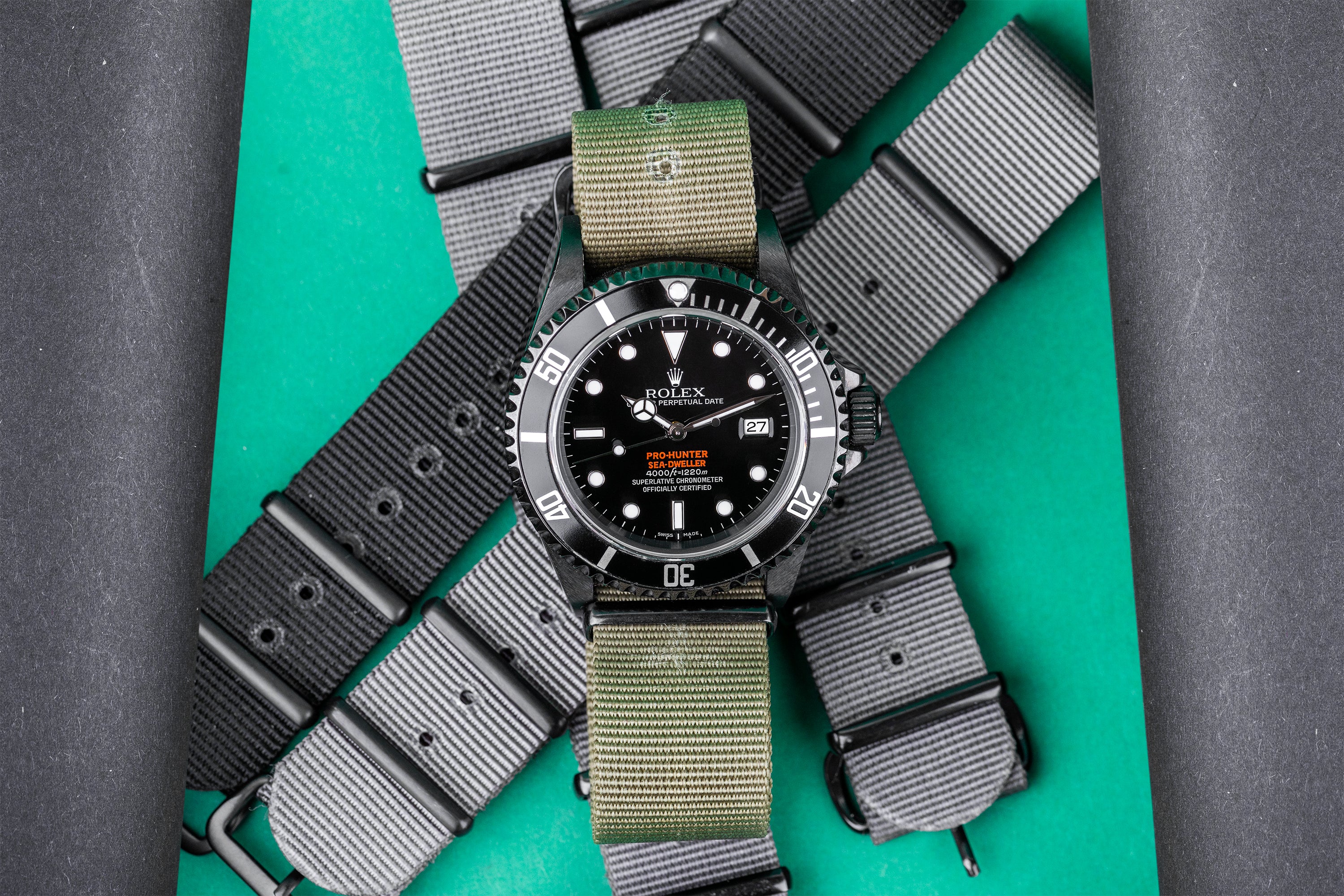 Rolex Pro Hunter Sea-Dweller | REF. 16600 | Stainless Steel DLC Coated - Matte Black