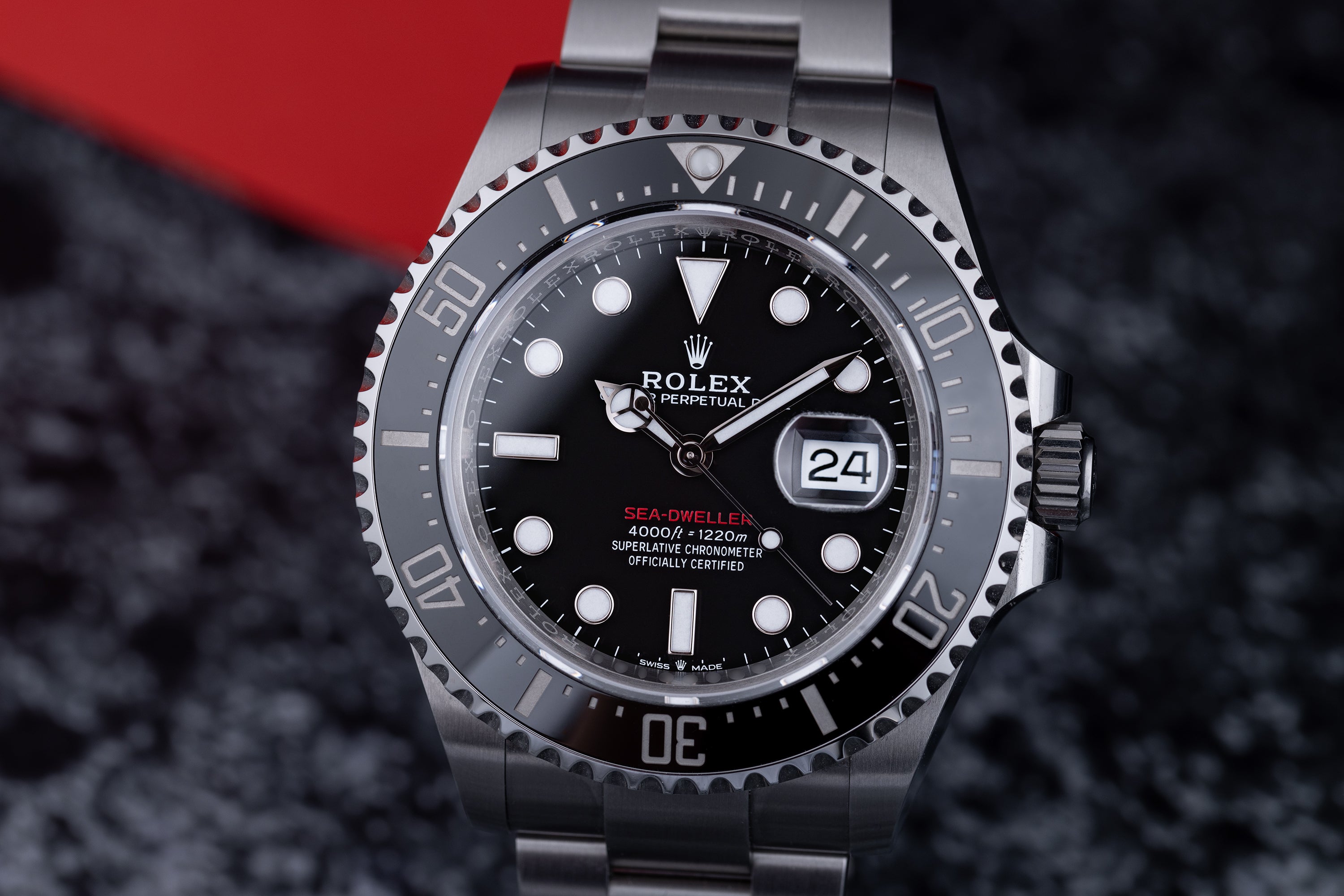 Rolex Sea-Dweller 4000 | REF. 126600 | 50th Anniversary Red | Box & Papers | 2020 | Stainless Steel