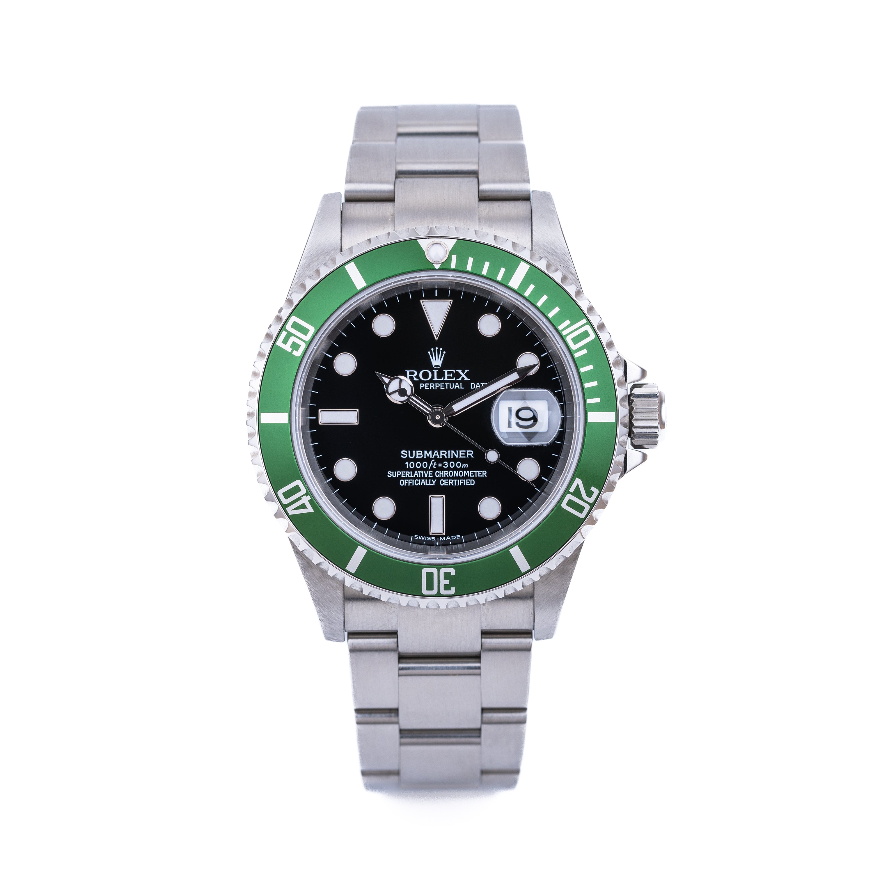 Rolex Submariner 16610LV kermit Watch Print on Canvas. Bold 