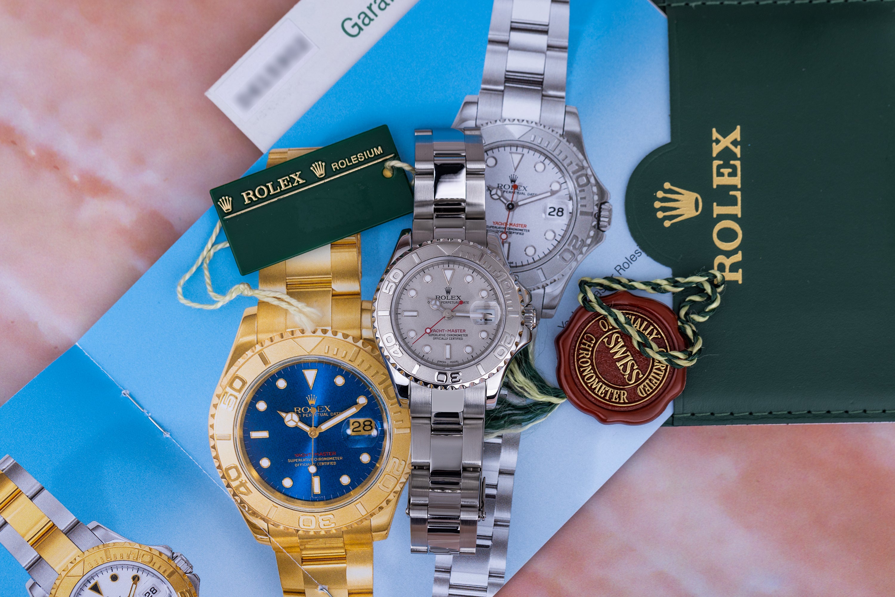 Rolex Lady Yacht-Master | REF. 169622 | Box & Papers | 2007 | Platinum & Stainless Steel