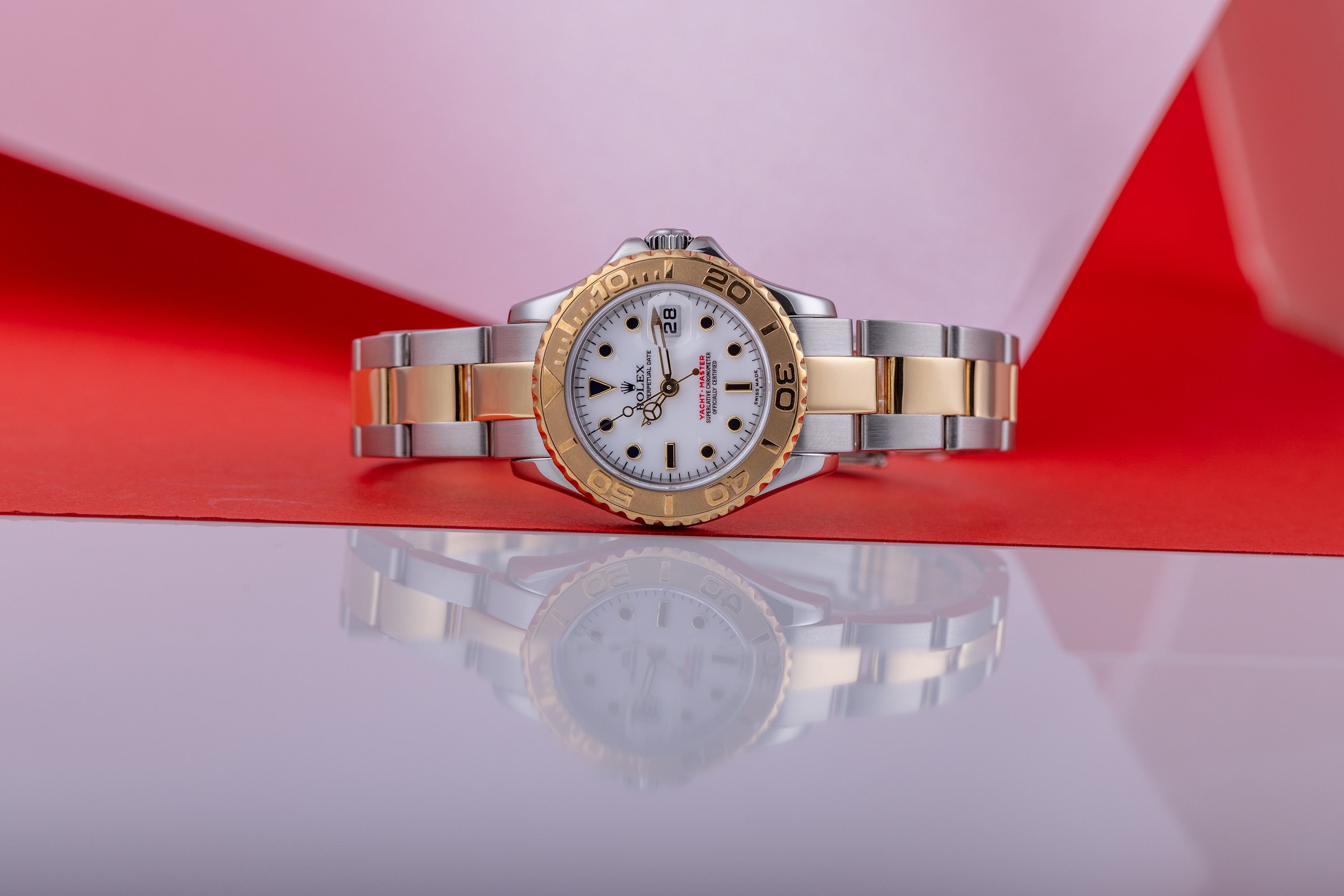 Rolex Lady Yacht-Master | REF. 169623 | Box & Papers | 2001 | Stainless Steel & 18k Yellow Gold