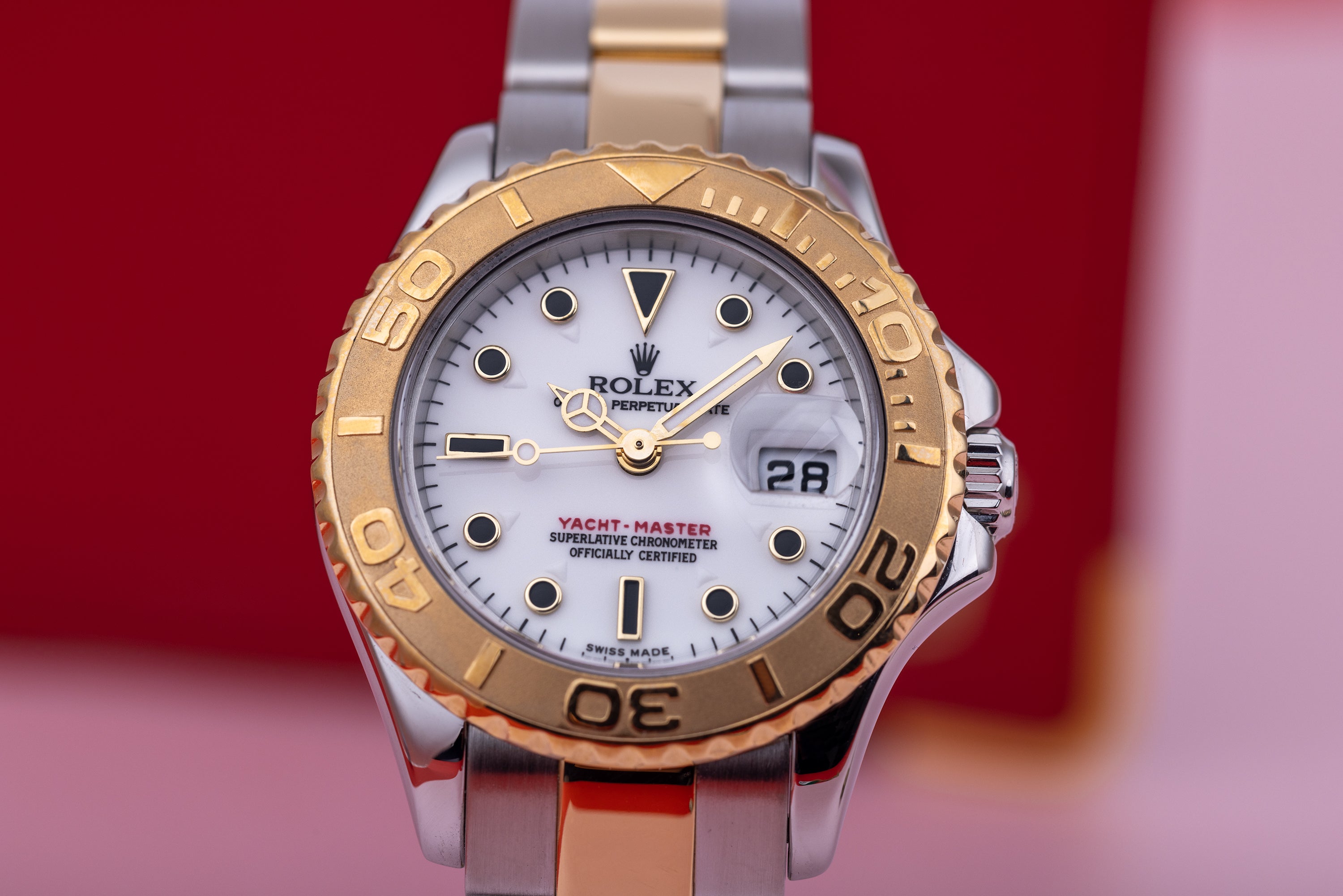 Rolex Lady Yacht-Master | REF. 169623 | Box & Papers | 2001 | Stainless Steel & 18k Yellow Gold