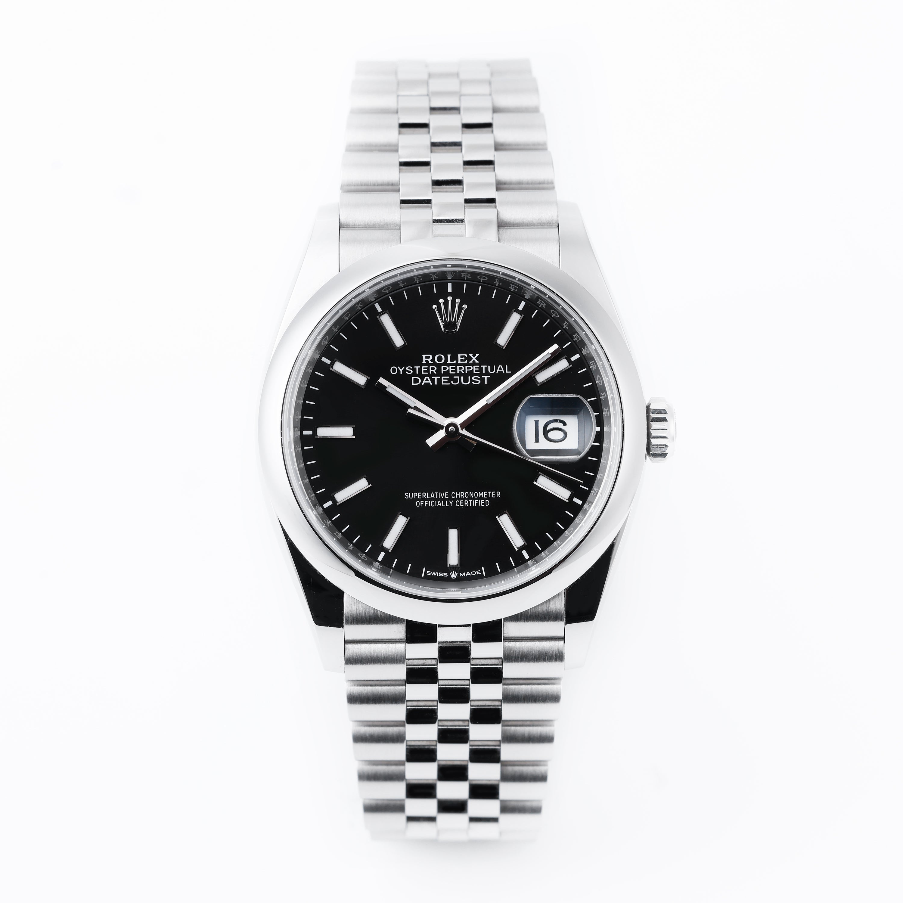 Rolex DateJust 36mm | REF. 126200 | Black Dial | Box & Papers | 2021 | Stainless Steel