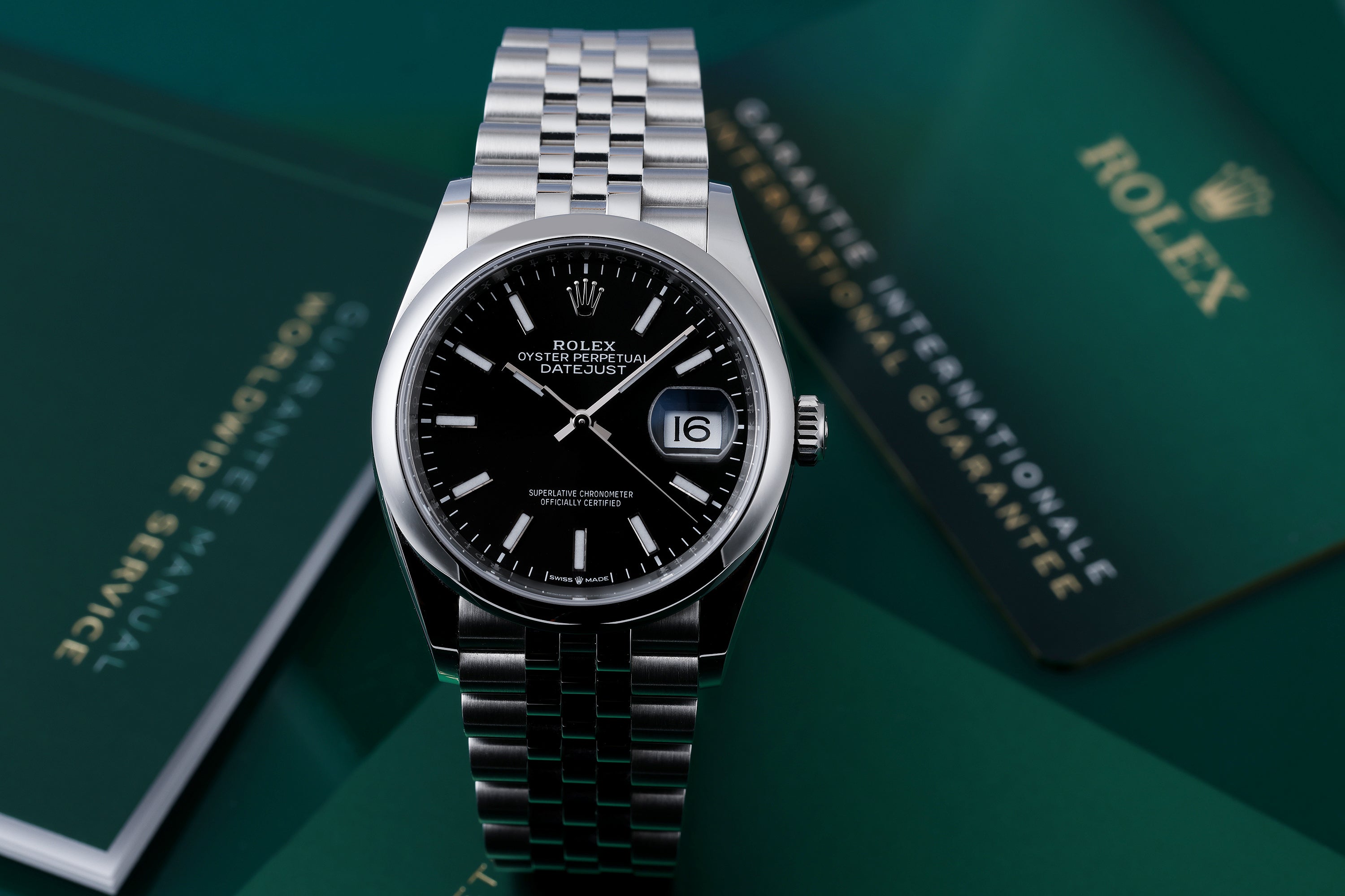 Rolex DateJust 36mm | REF. 126200 | Black Dial | Box & Papers | 2021 | Stainless Steel