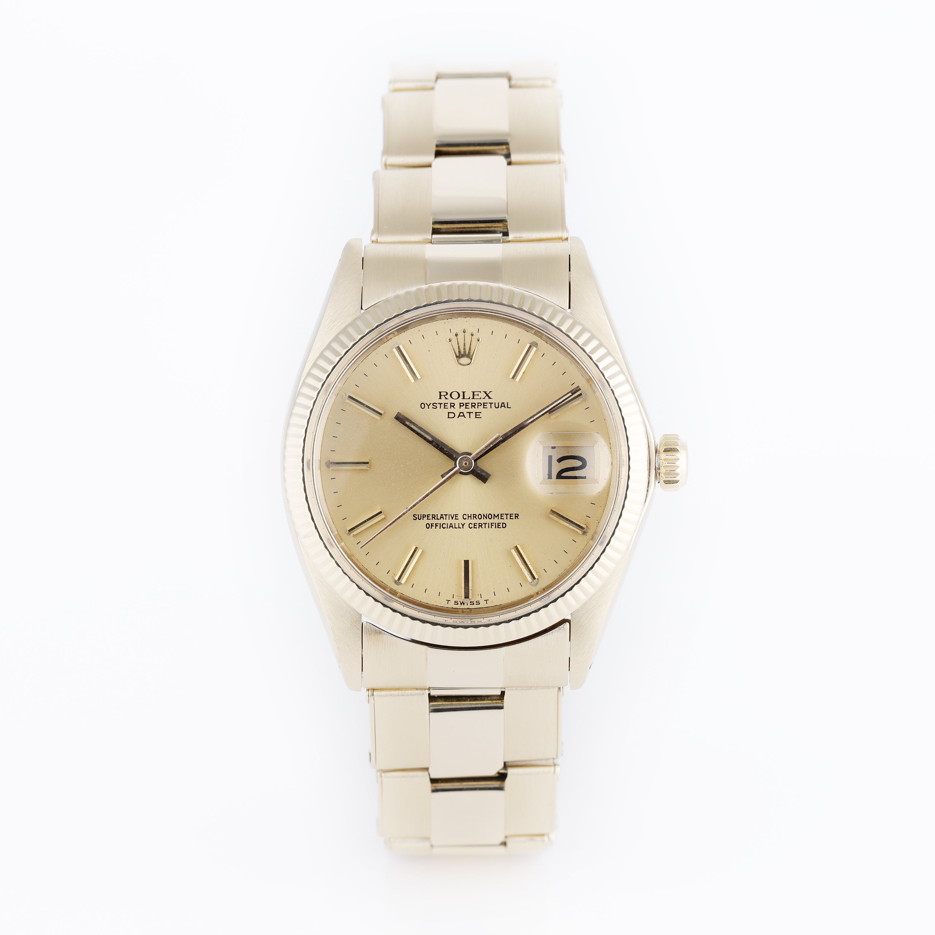 Rolex Date | REF. 1503 | Gold Dial | 14k Yellow Gold | 34mm