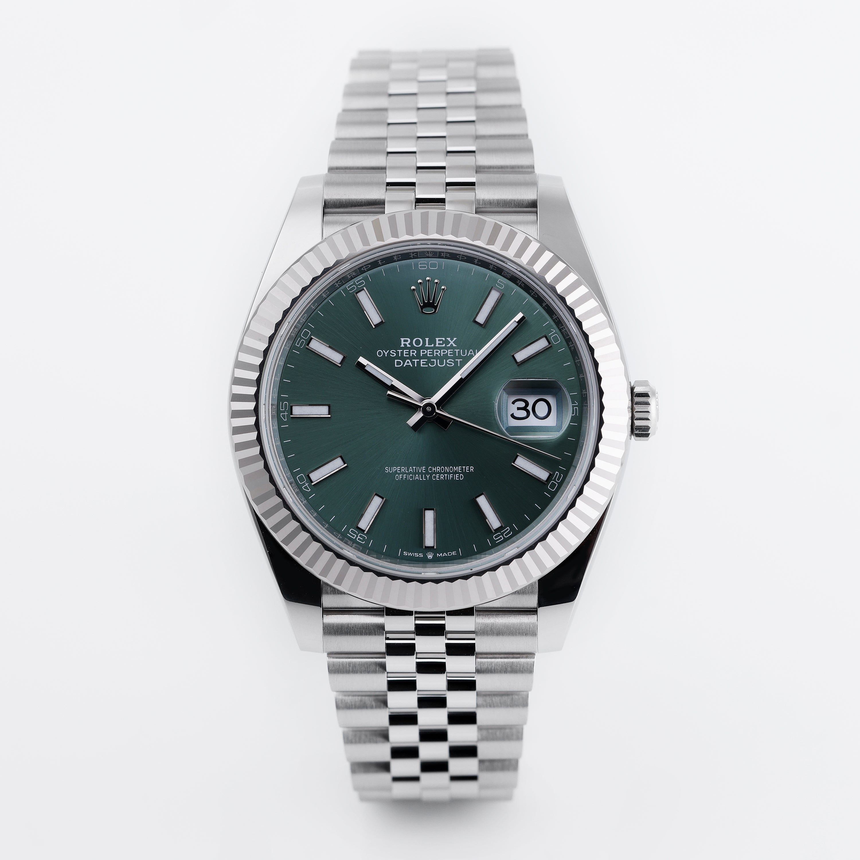 2022 Rolex Datejust 41 126300 Green Dial Review - Bob's Watches