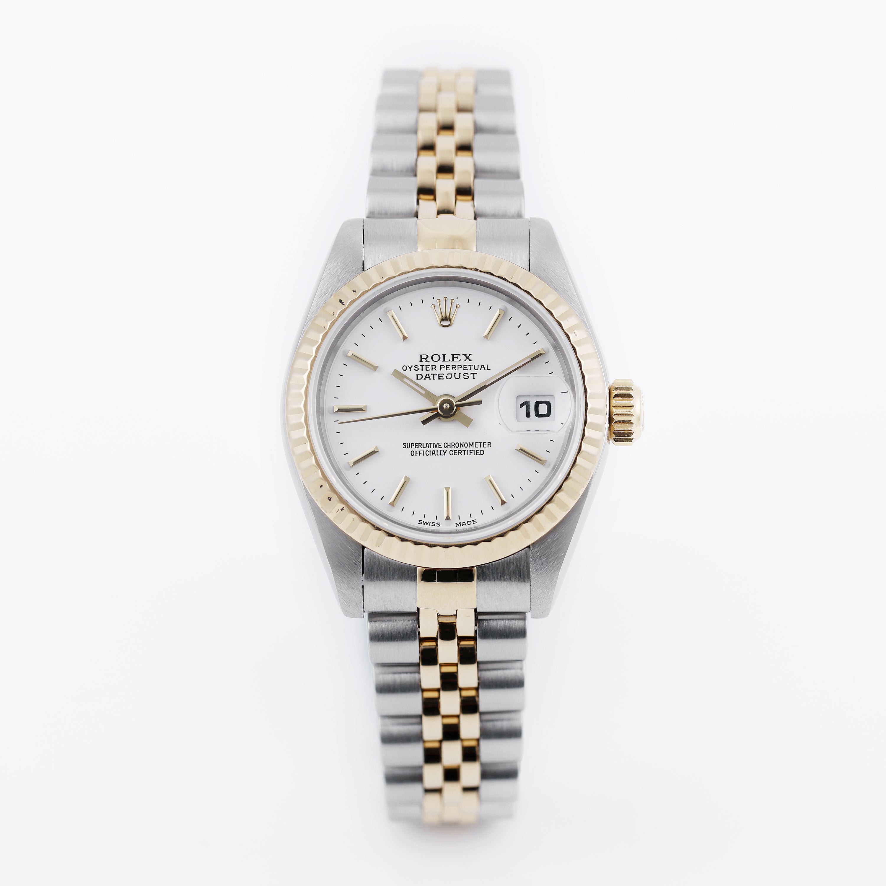 Rolex Lady DateJust | REF. 69173 | Stainless Steel & 18k Yellow Gold | Box & Papers