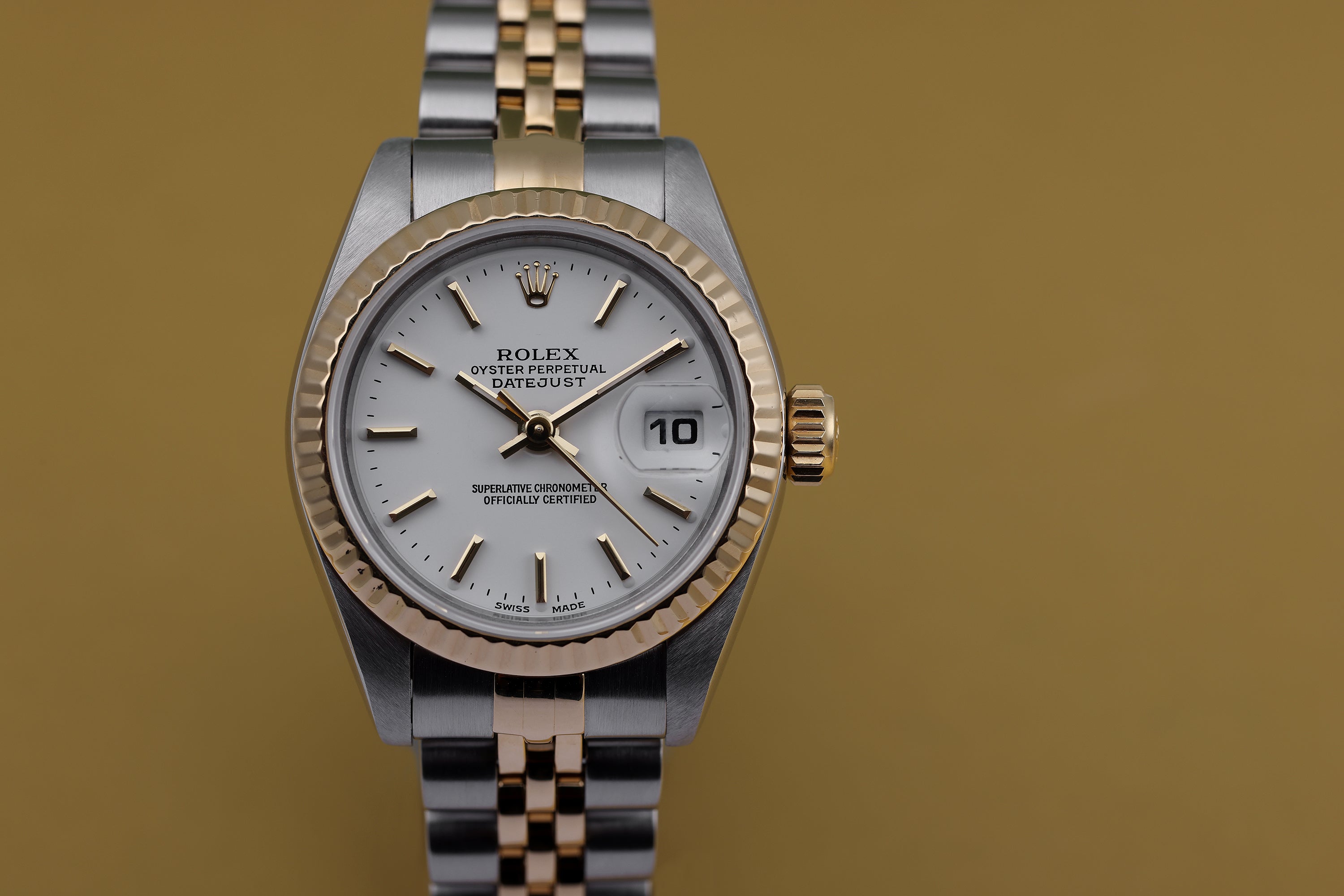 Rolex Lady DateJust | REF. 69173 | Stainless Steel & 18k Yellow Gold | Box & Papers