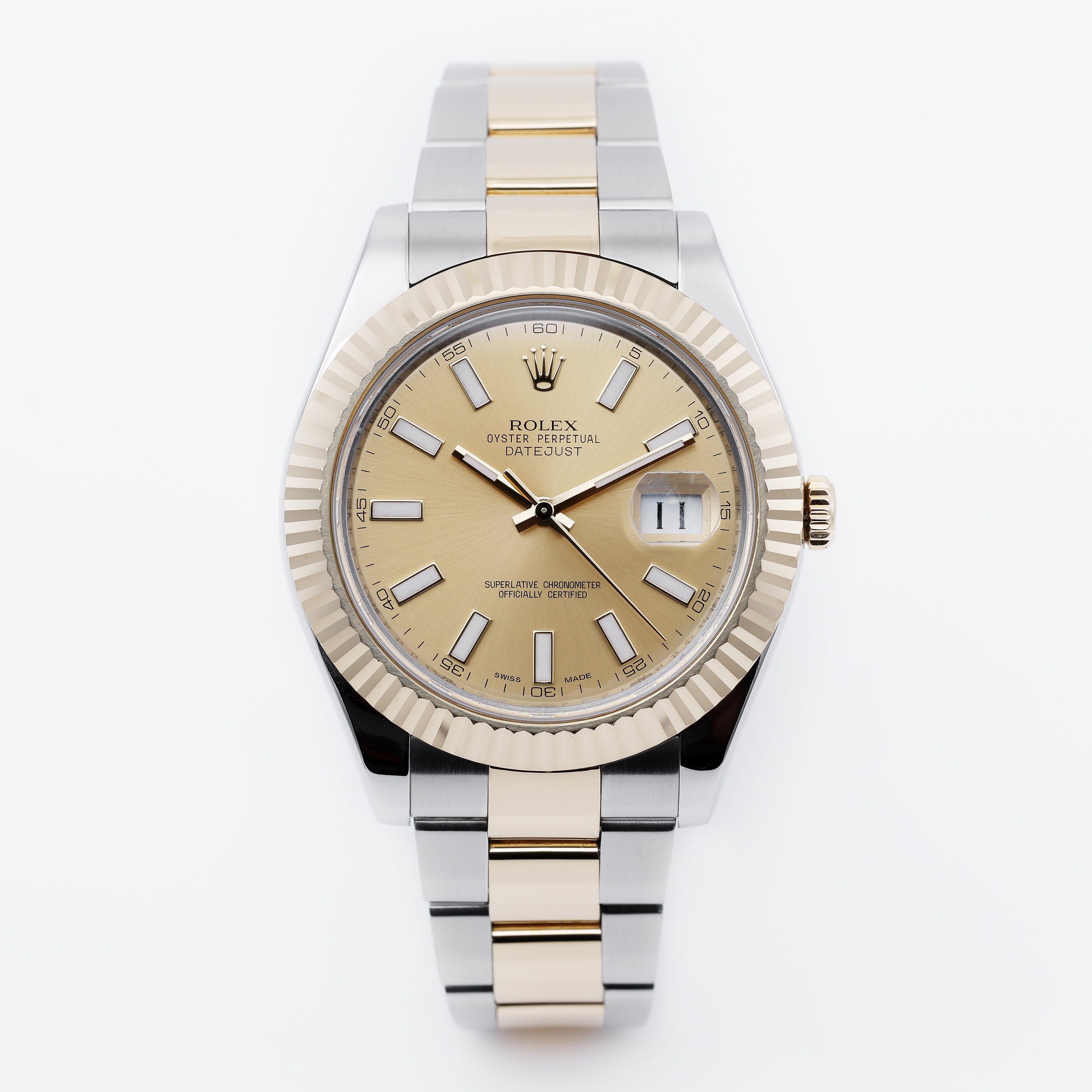 Rolex DateJust 41mm | REF. 116333 | Box & Papers | 2011 | Stainless Steel & 18k Yellow Gold