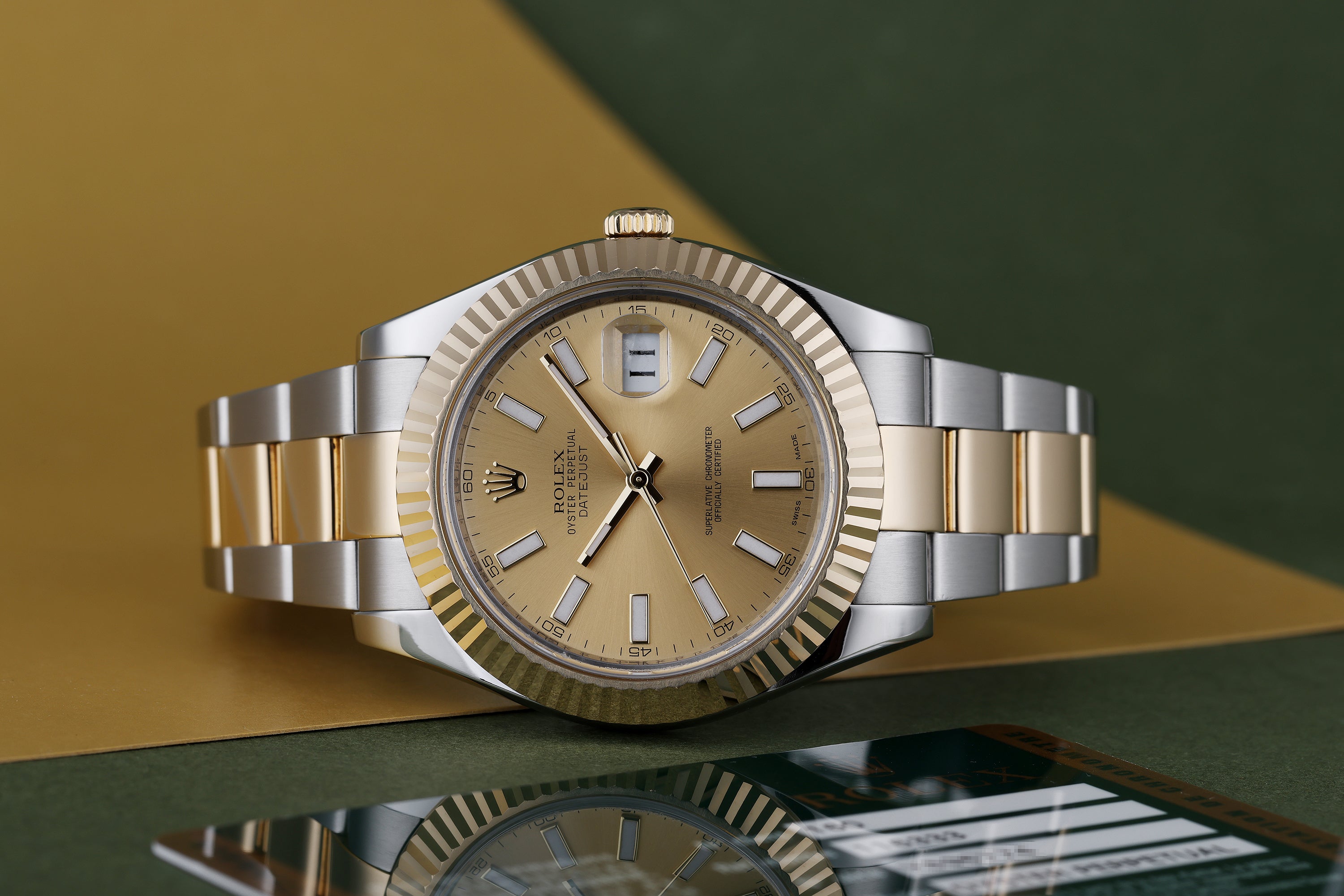 Rolex DateJust 41mm | REF. 116333 | Box & Papers | 2011 | Stainless Steel & 18k Yellow Gold