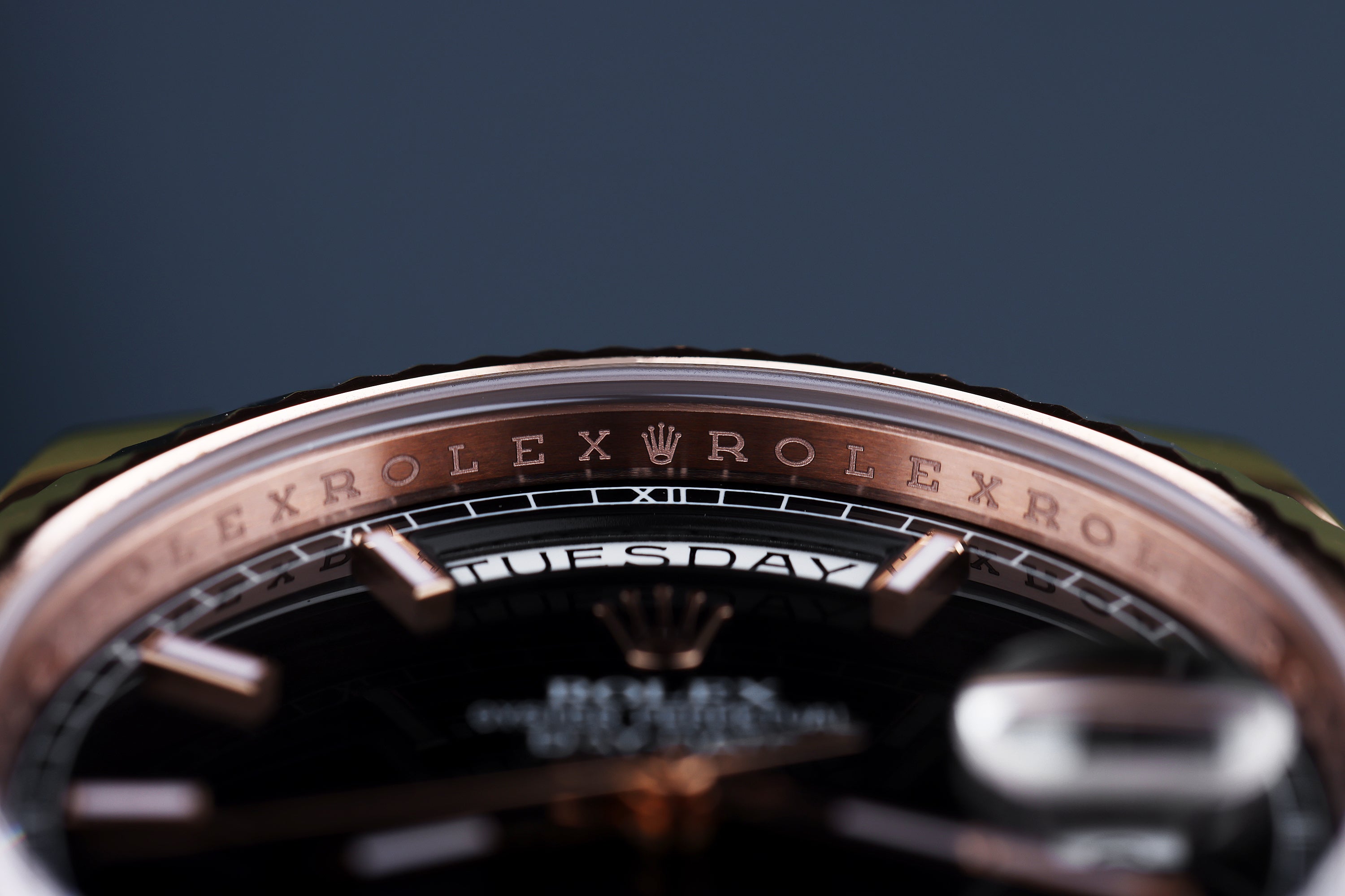 Rolex Day-Date II | REF. 218235 | 41mm | Black Dial | Box & Papers | 18k Rose Gold