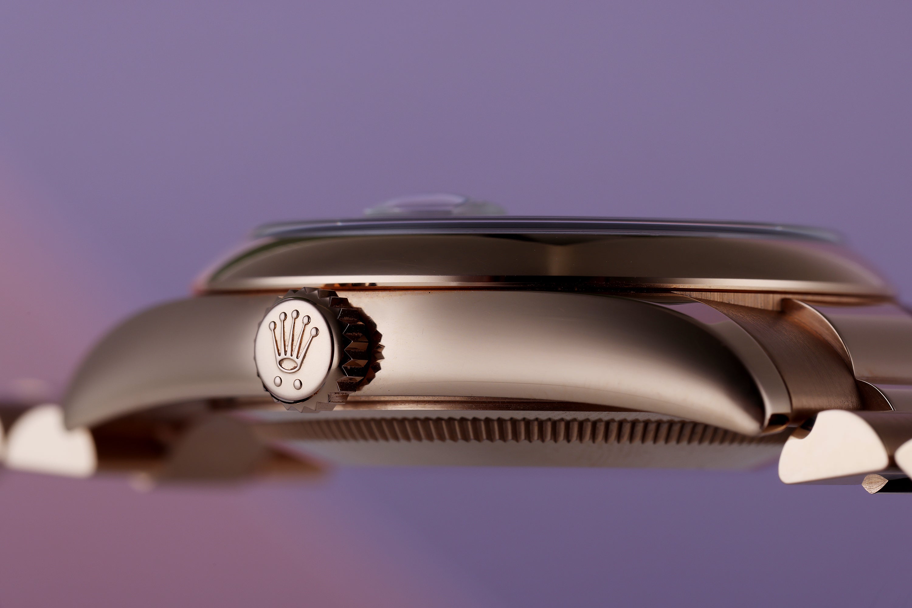 Rolex Day-Date | REF. 118205 | Carousel Dial: Pink Mother of Pearl + Diamonds | 18k Rose Gold | Box & Papers | 2021