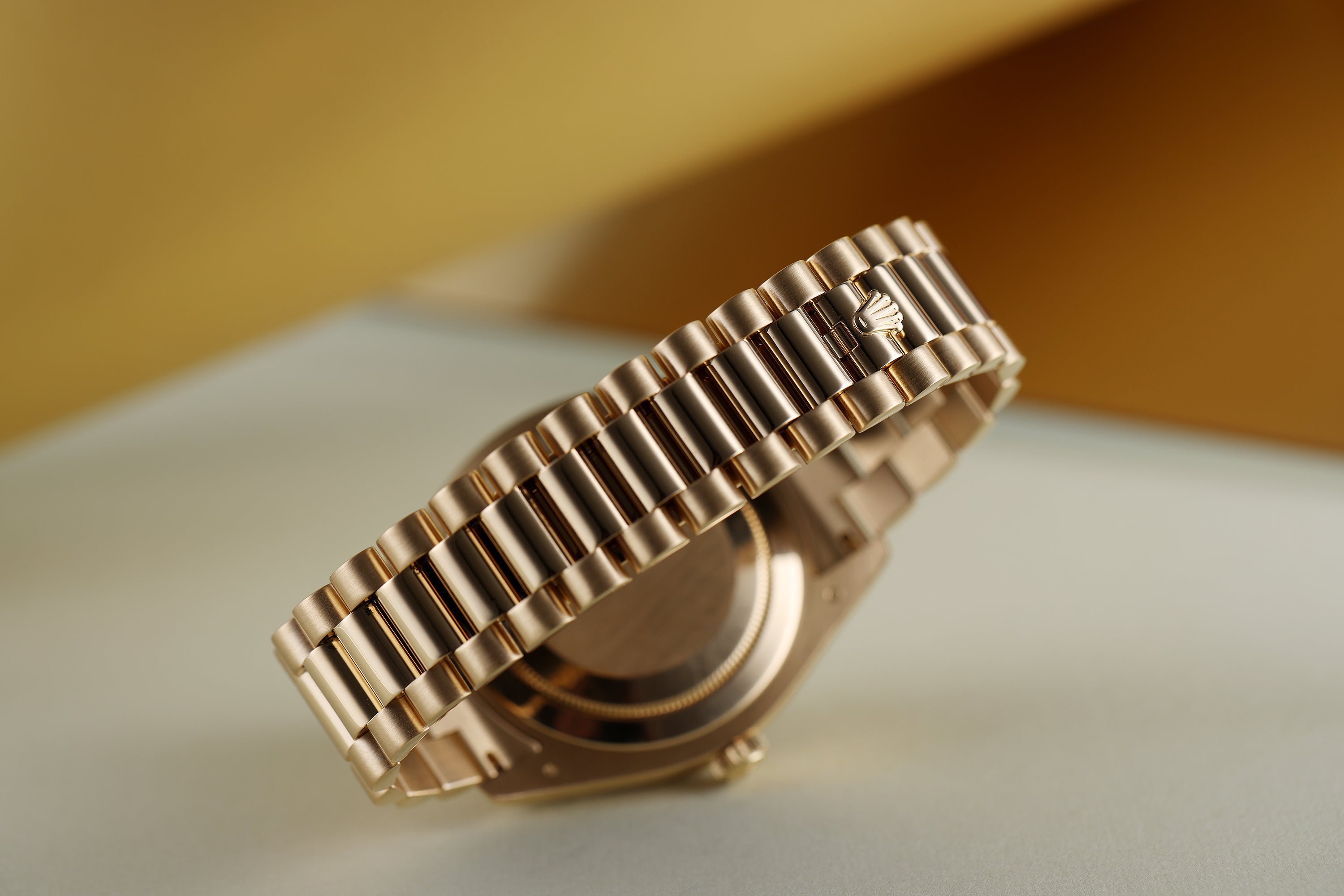 Rolex Day-Date II | REF. 218238 | White Dial & Roman Numerals | Box & Papers | 18k Yellow Gold