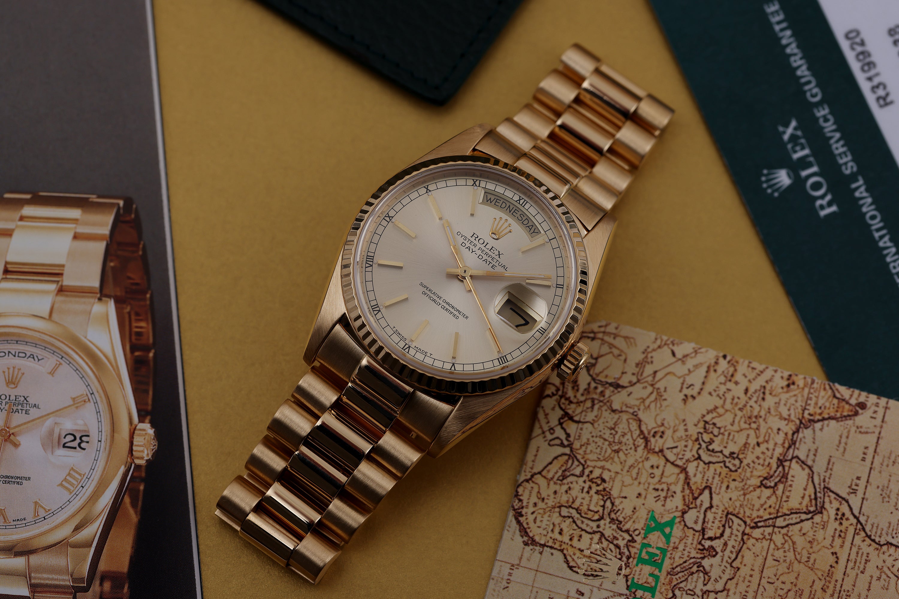 Rolex Day-Date | REF. 18038 | Gold Dial | 18k Yellow Gold