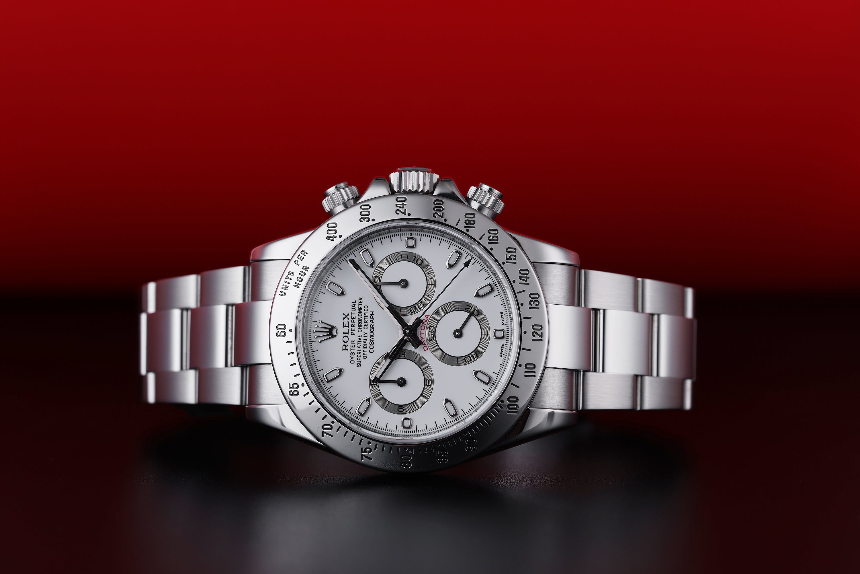 Rolex Daytona | REF. 116520 | White dial | Box & Papers | 2008 | Stainless Steel
