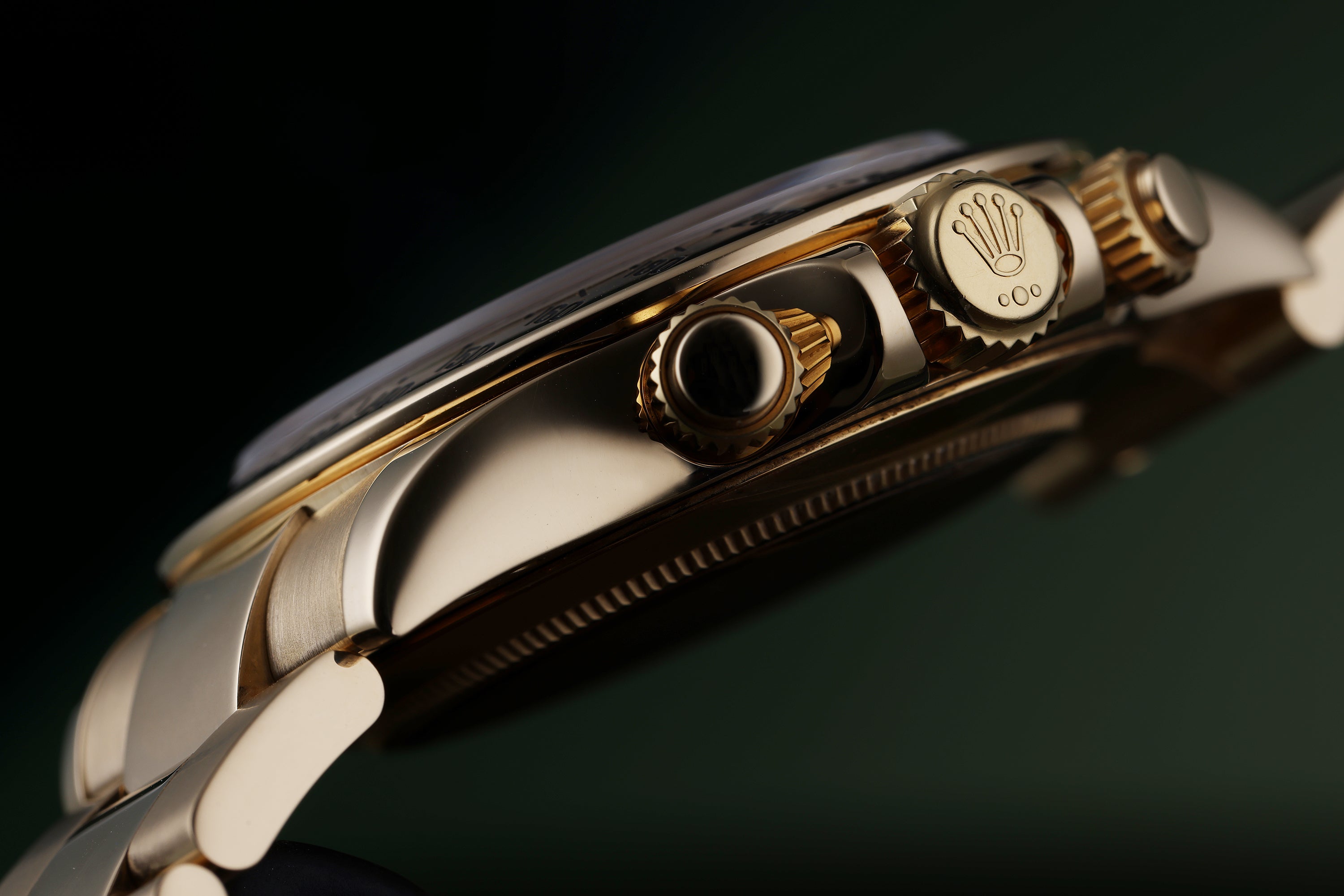 Rolex Daytona | REF. 116528 | Black Mother of Pearl Diamond Dial | Box & Papers | 18k Yellow Gold | 2014