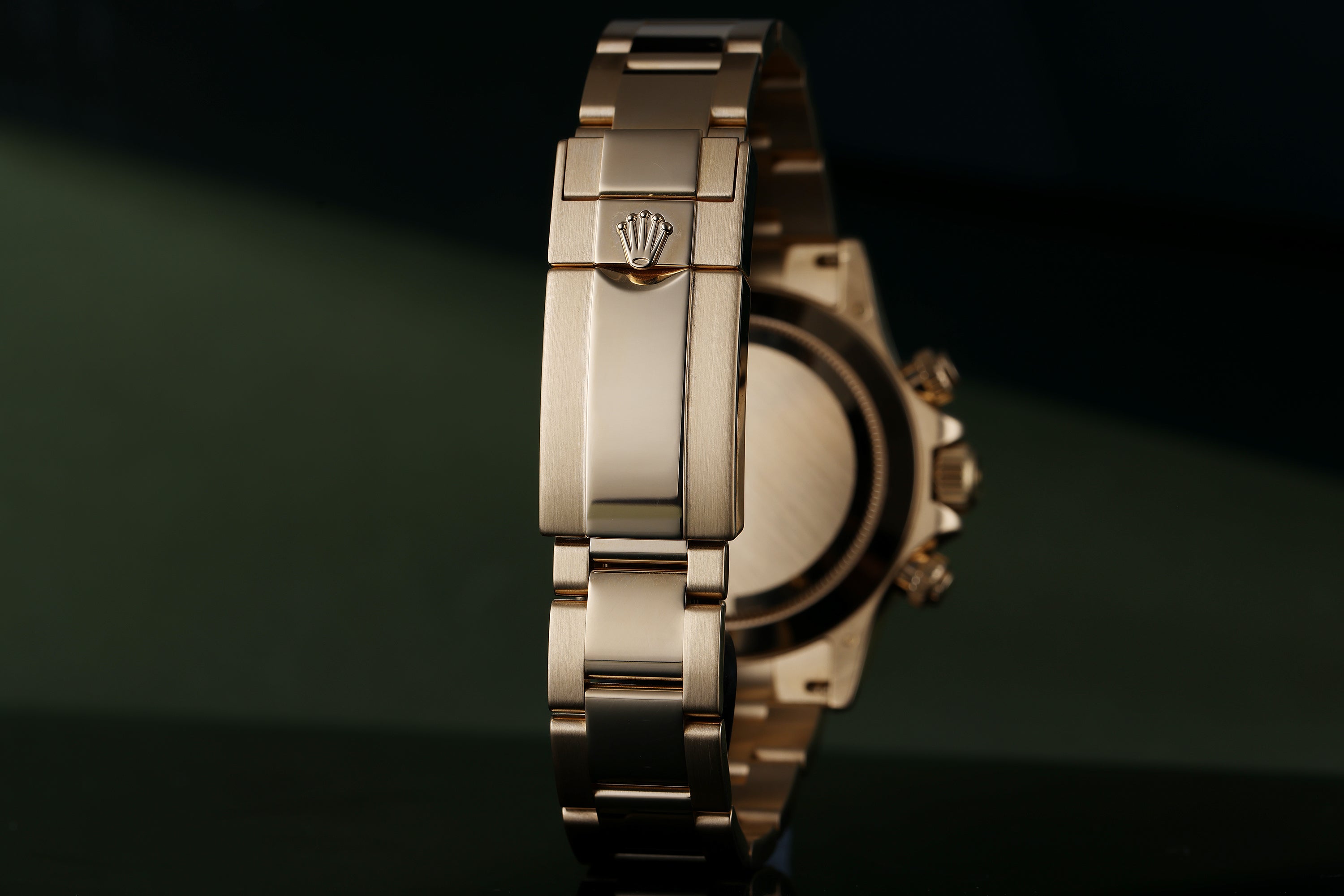 Rolex Daytona | REF. 116528 | Black Mother of Pearl Diamond Dial | Box & Papers | 18k Yellow Gold