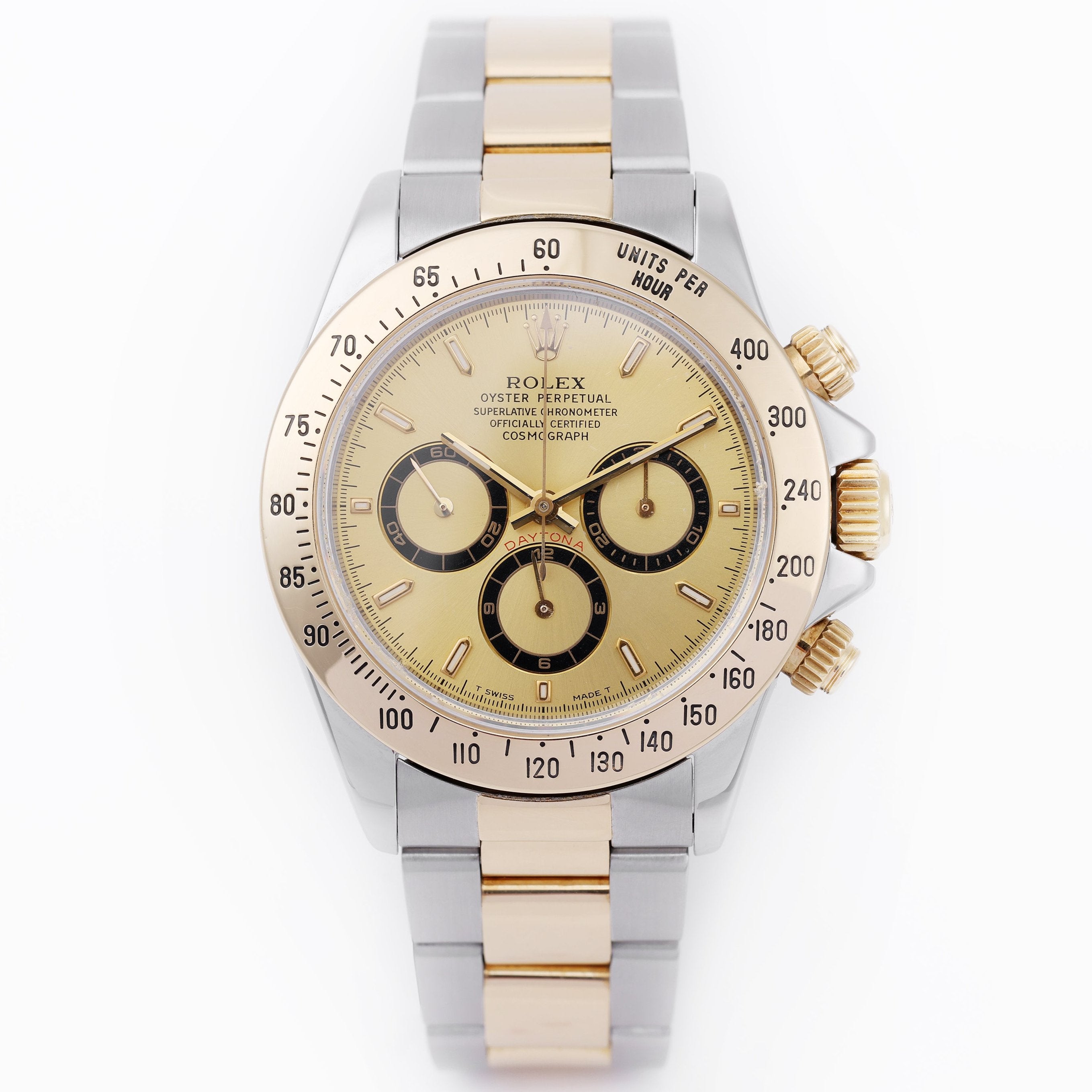 Rolex Daytona Zenith | REF. 16523 | Gold Dial | Box & Papers | 1998 | Stainless Steel & 18k Yellow Gold