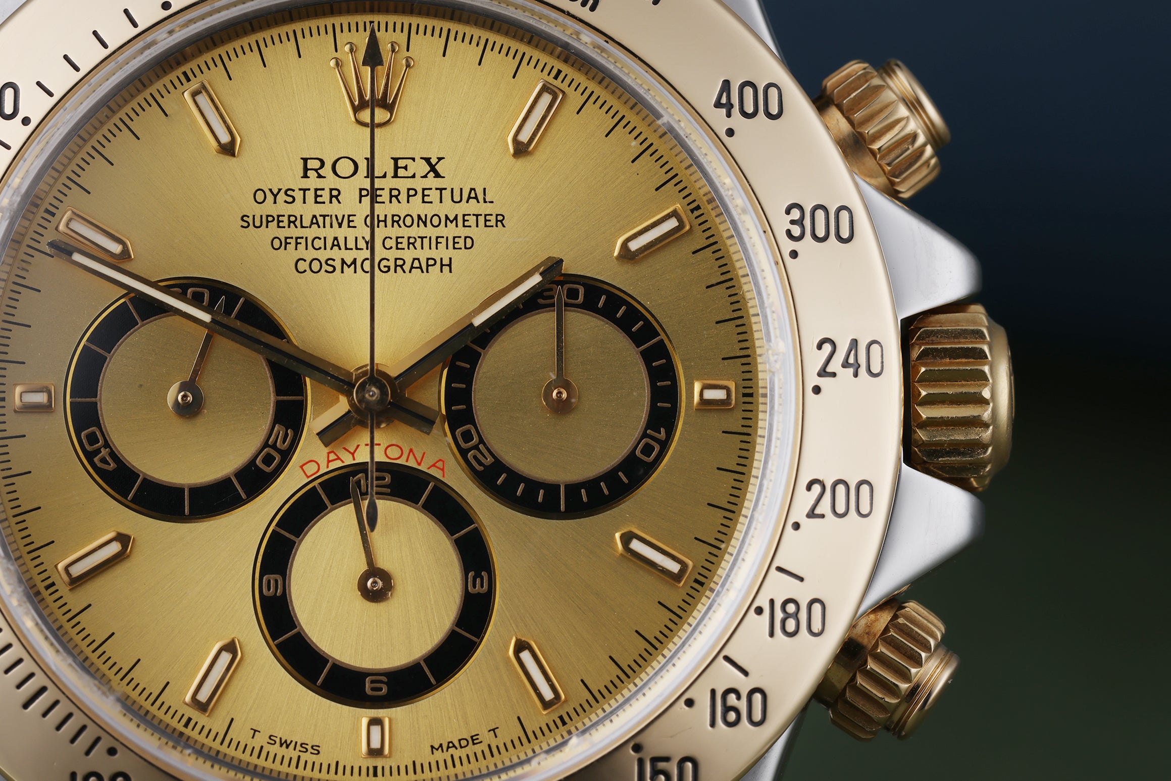 Rolex Daytona Zenith | REF. 16523 | Gold Dial | Box & Papers | 1998 | Stainless Steel & 18k Yellow Gold