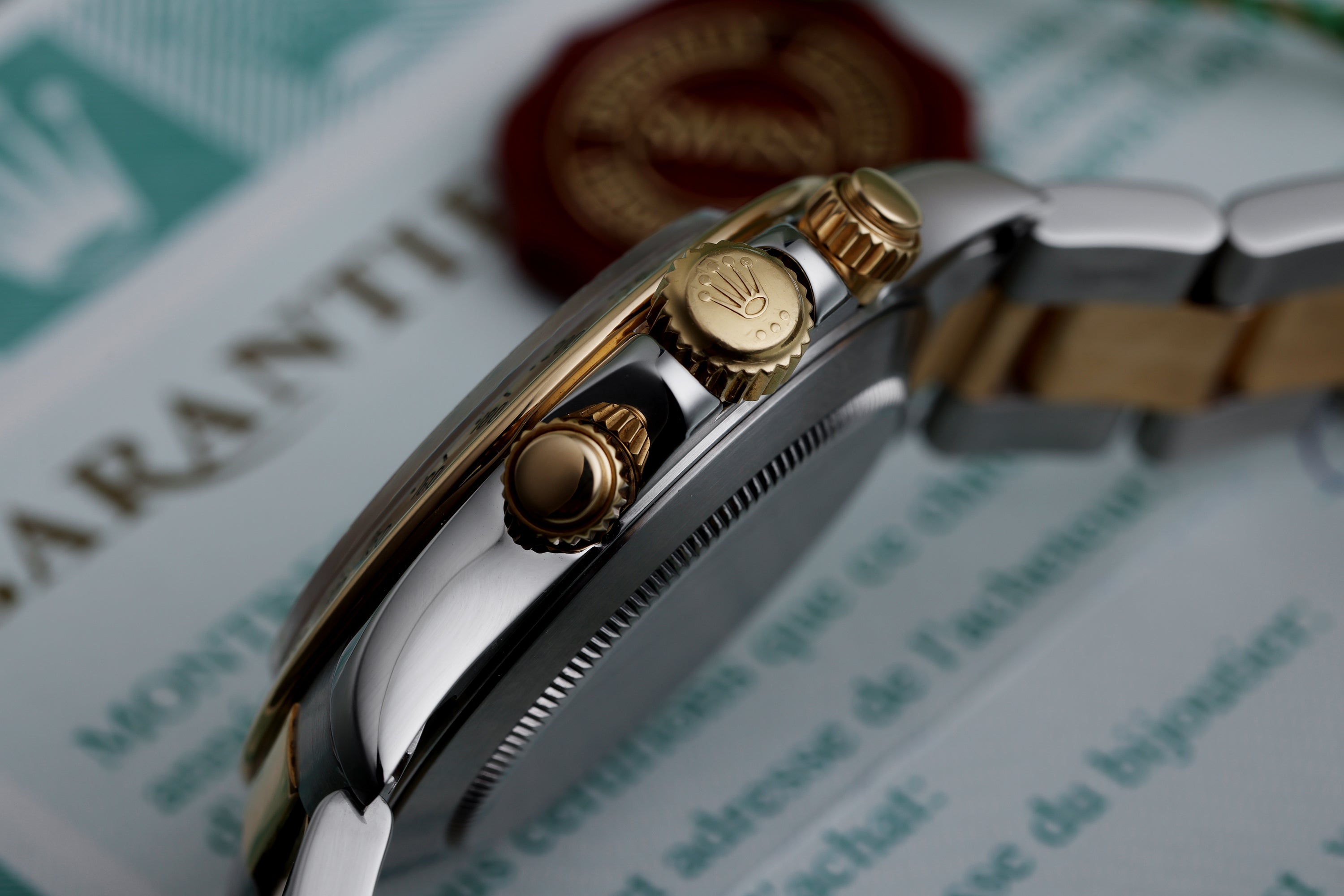 Rolex Daytona Zenith | REF. 16523 | Gold Dial | Box & Papers | 1998 | Stainless Steel & 18k Yellow Gold