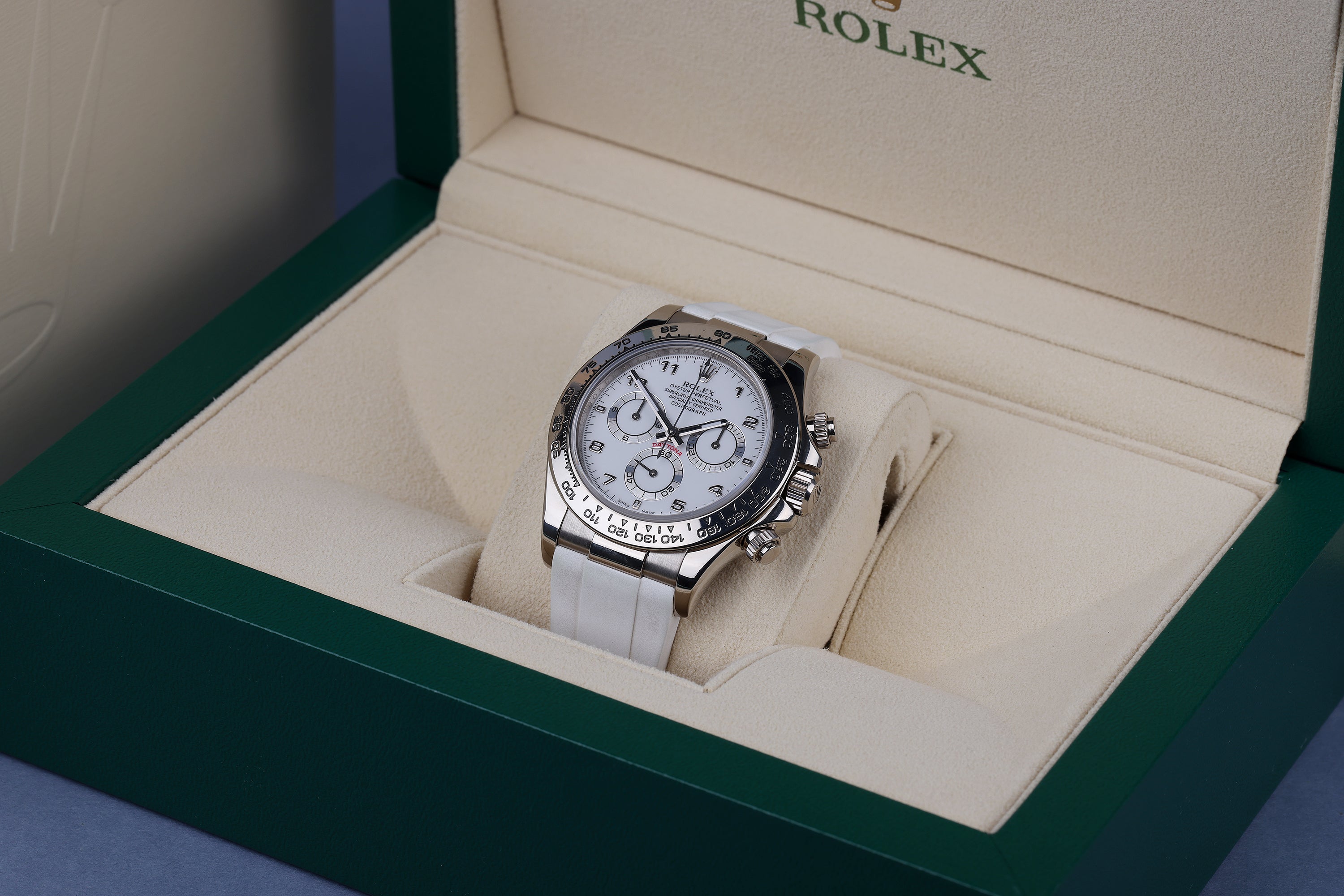 Rolex Daytona | REF. 116519 | 18k White Gold | White Dial
