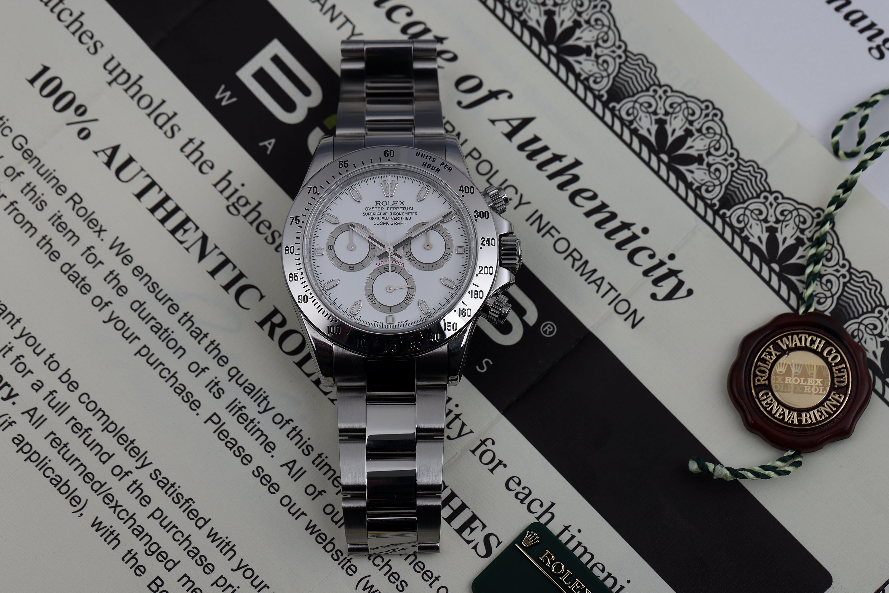 Rolex Daytona | REF. 116520 | White dial | Stainless Steel | 2006