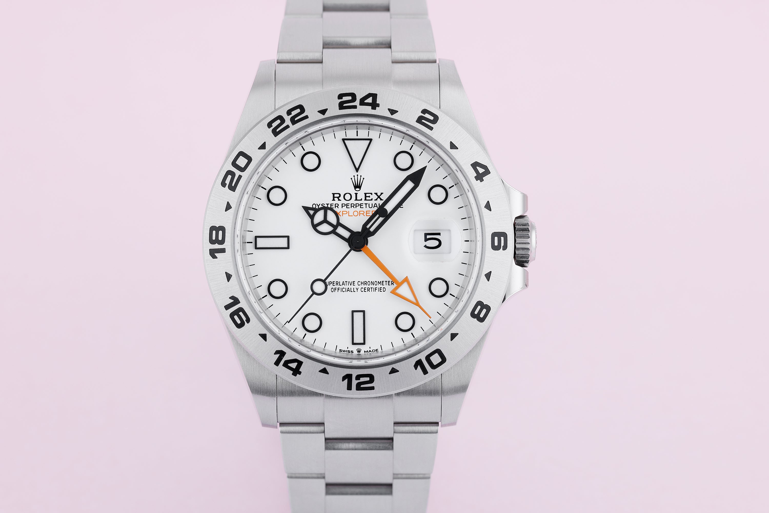 Rolex Explorer II | REF. 226570 | White Dial | Box & Papers | Stainless Steel | 2022