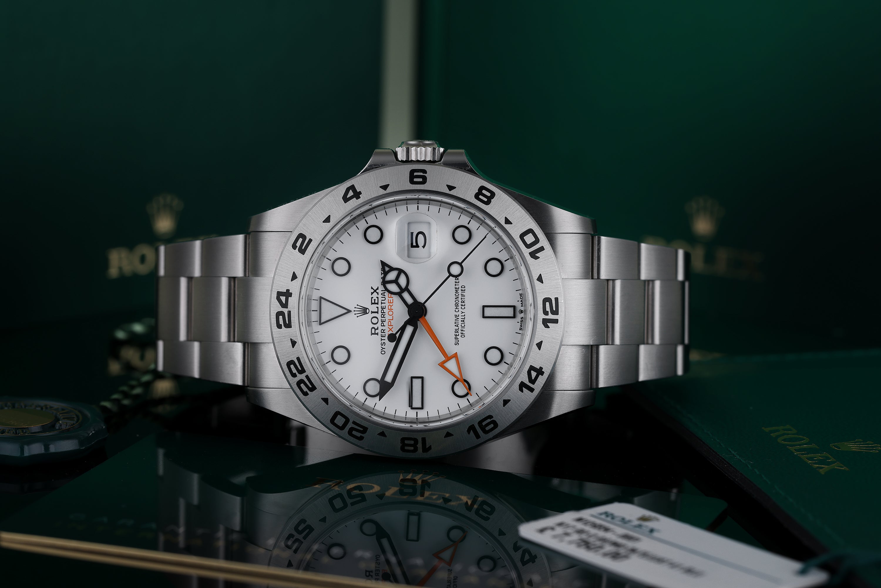 Rolex Explorer II | REF. 226570 | White Dial | Box & Papers | Stainless Steel | 2022