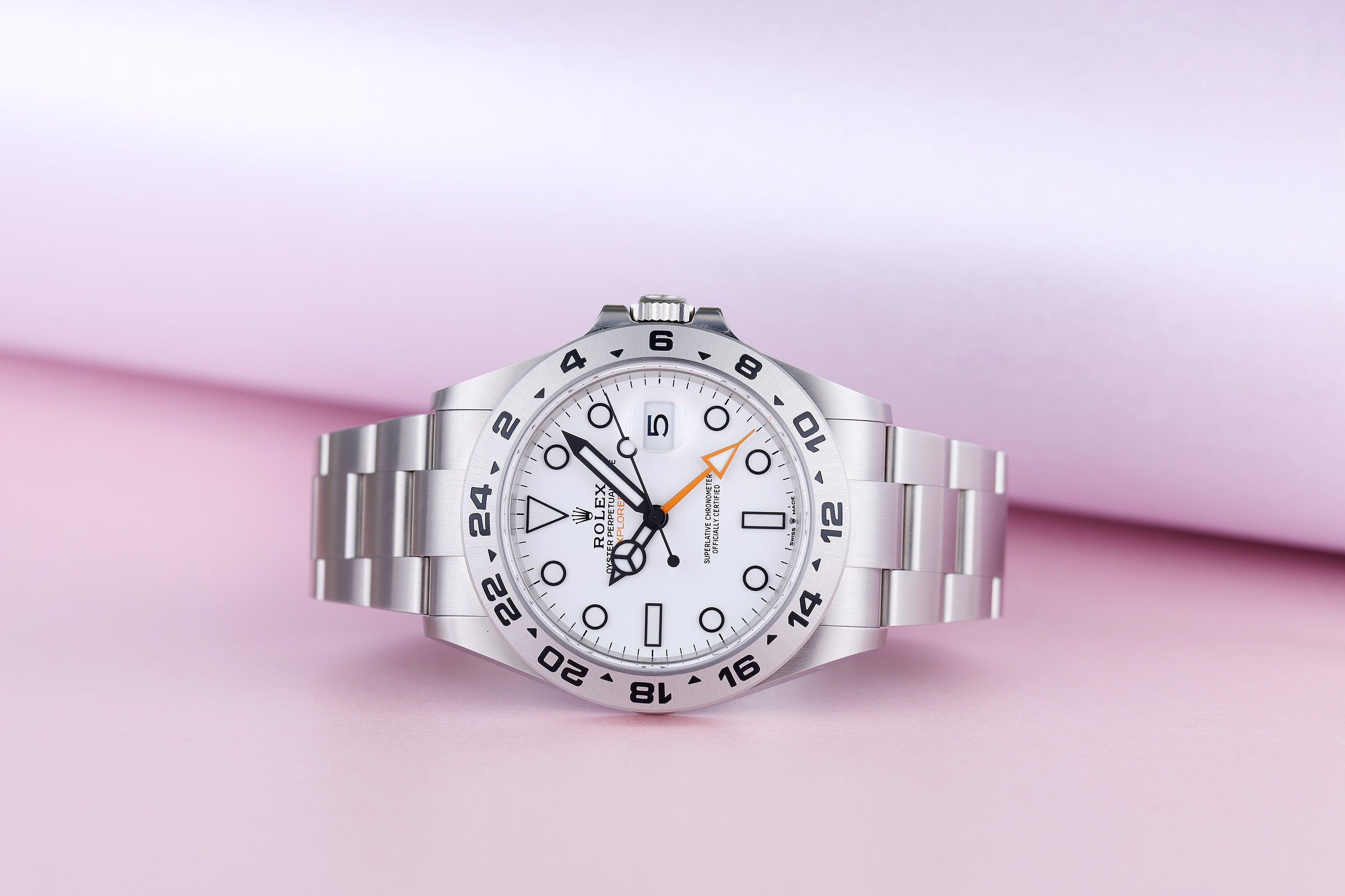 Rolex Explorer II | REF. 226570 | White Dial | Box & Papers | Stainless Steel | 2022