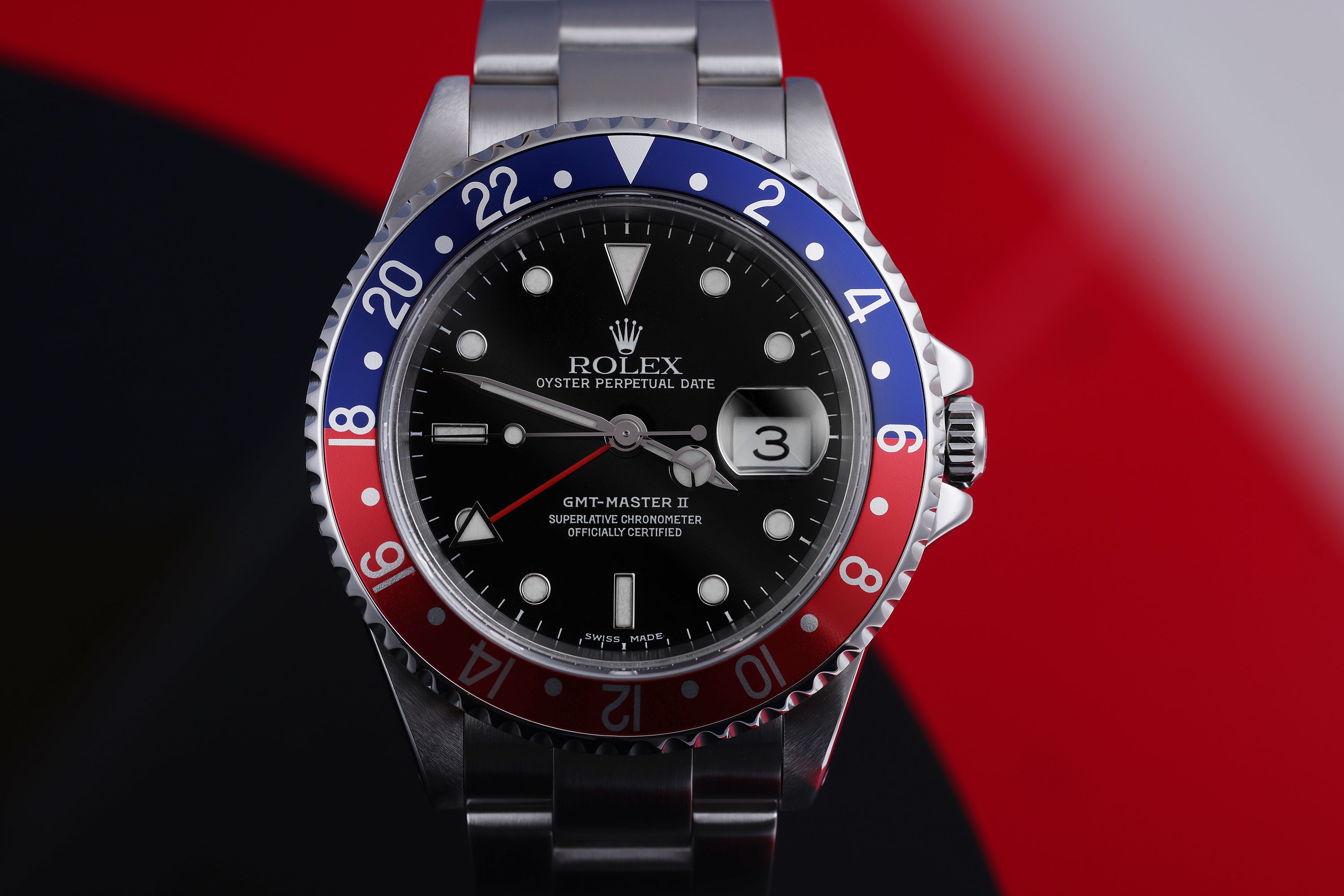 Rolex GMT-Master II "Pepsi" | REF. 16710 | Service Papers 2021 | Stainless Steel