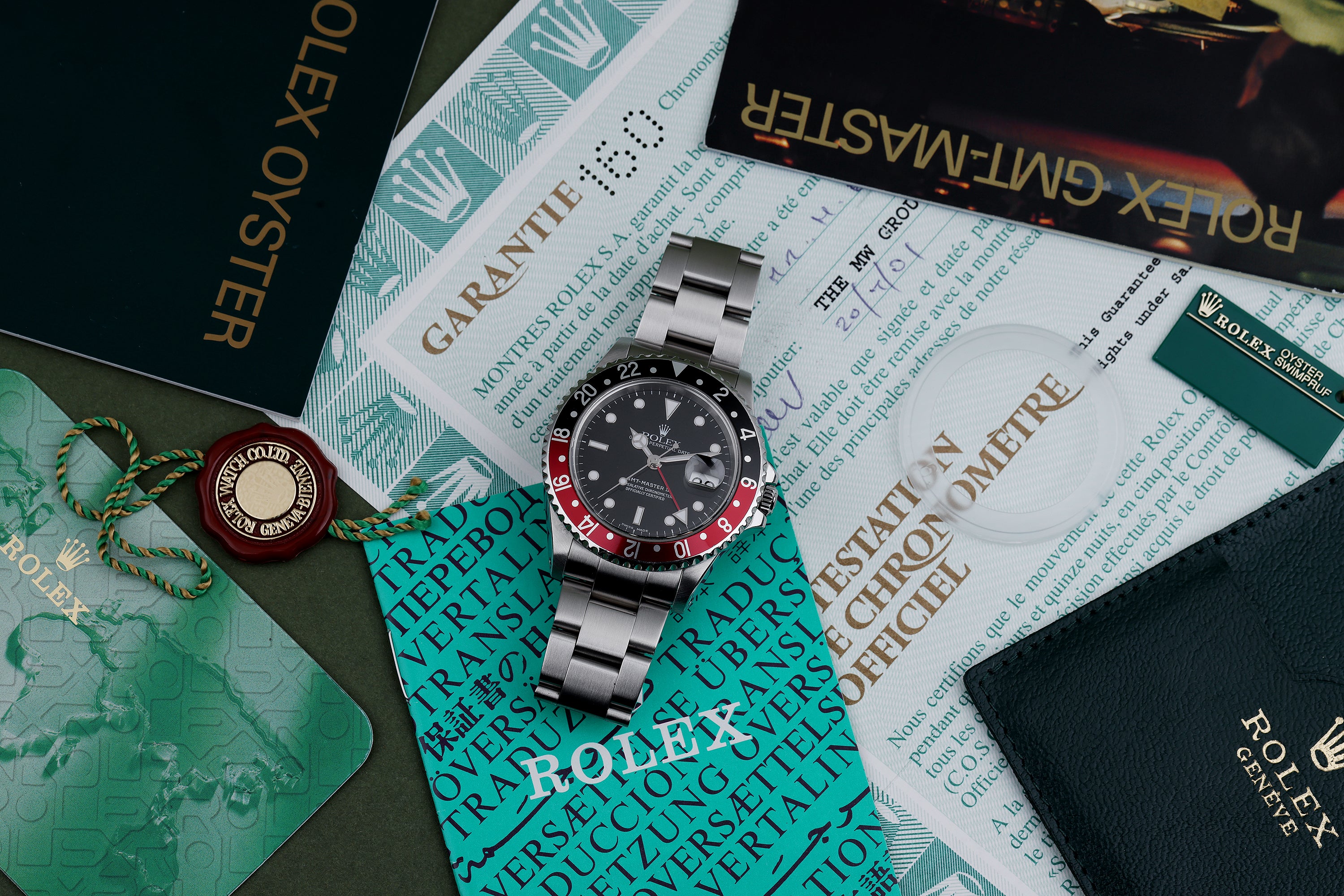 Rolex GMT-Master II "Coke" | REF. 16710 | Stainless Steel | Box & Papers | 2001