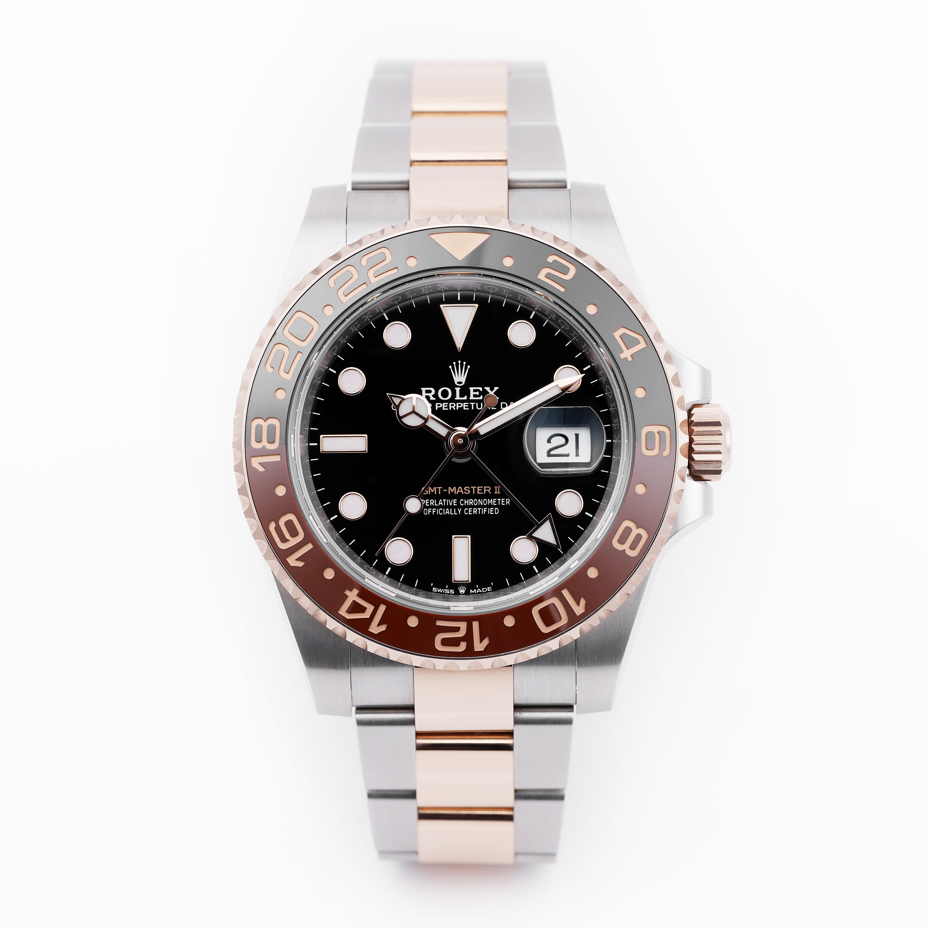 Rolex GMT-Master II 'Rootbeer' | REF. 126711CHNR | 2021 | Box & Papers | Stainless Steel & 18k Rose Gold
