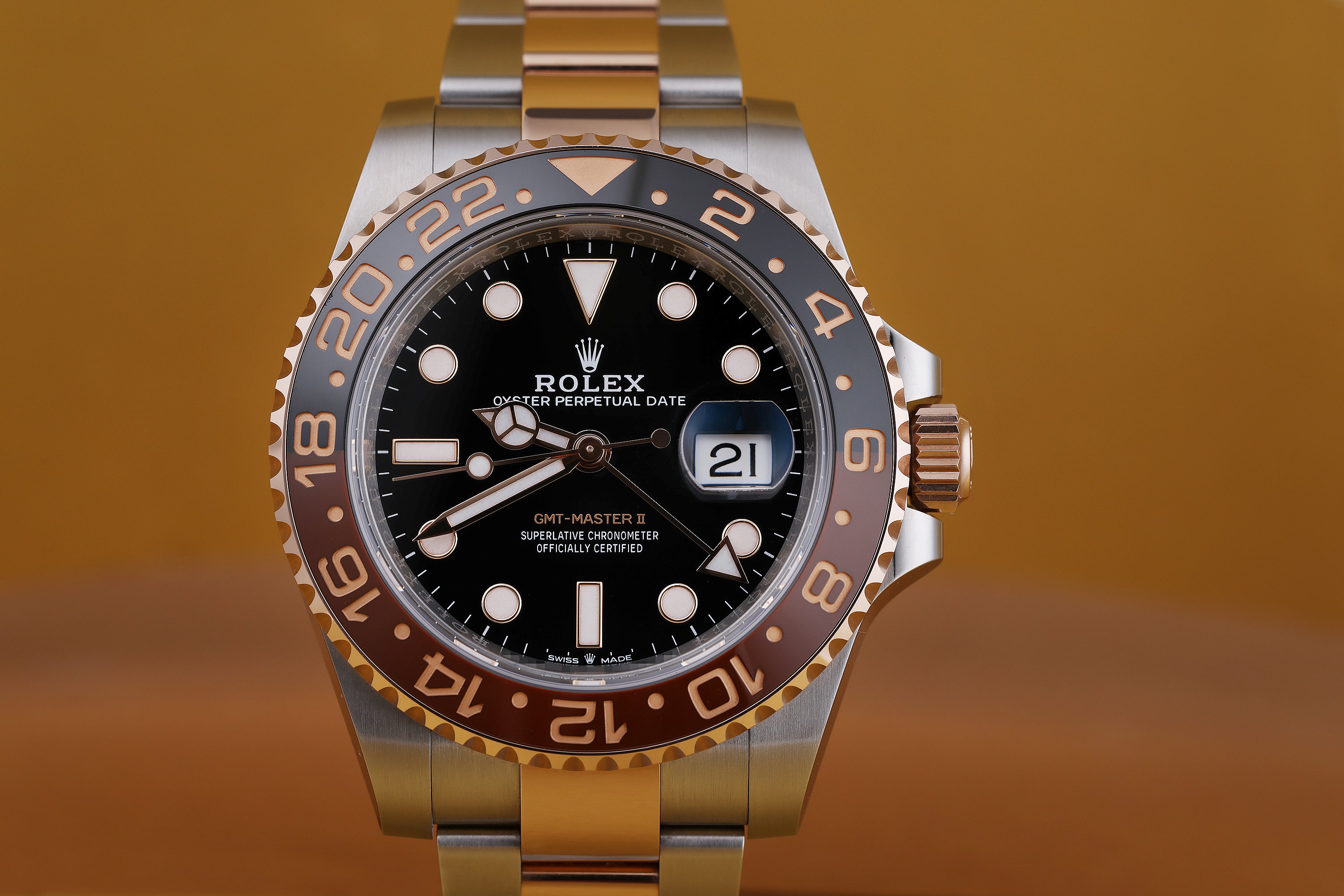Rolex GMT-Master II 'Rootbeer' | REF. 126711CHNR | 2021 | Box & Papers | Stainless Steel & 18k Rose Gold