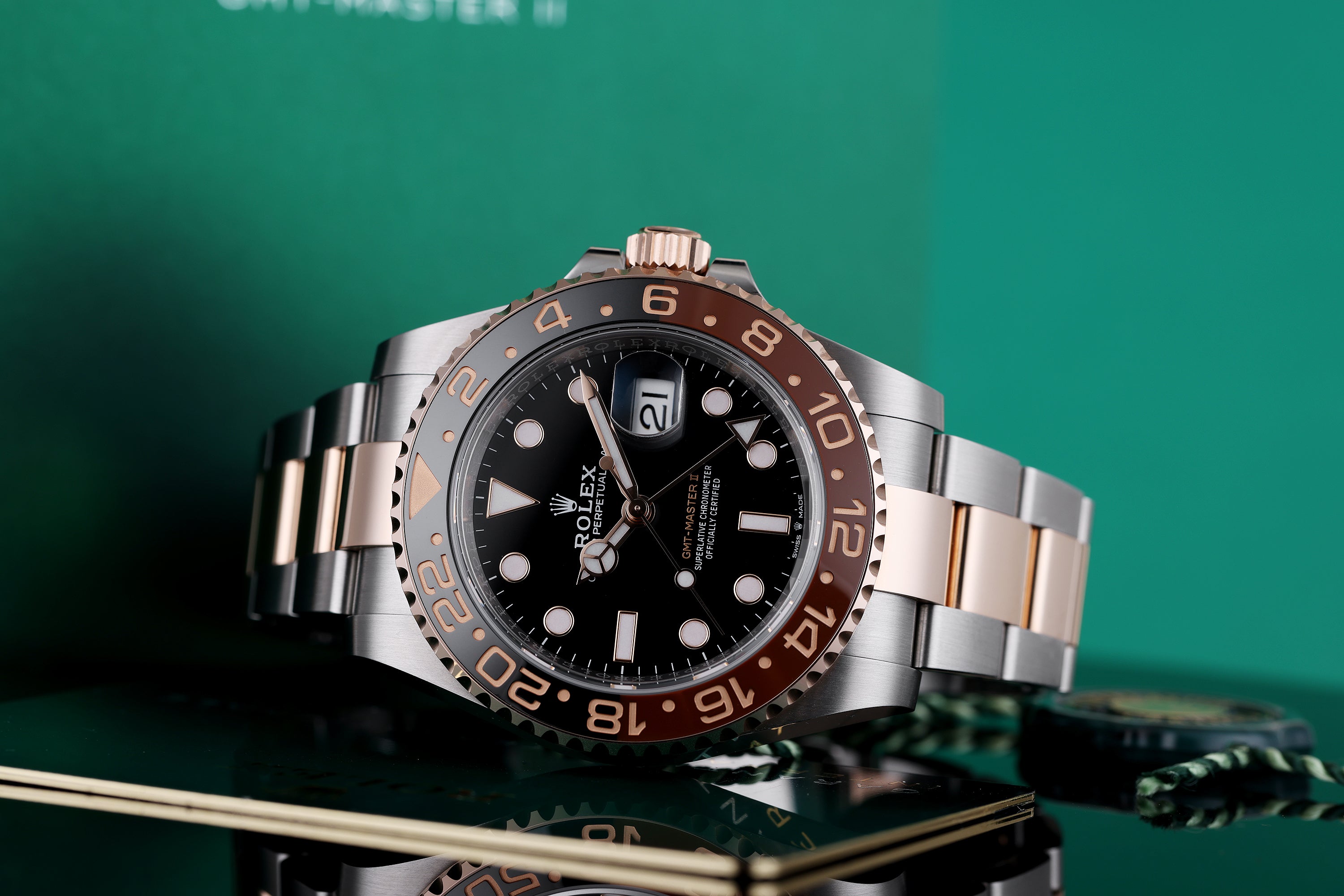 Rolex GMT-Master II 'Rootbeer' | REF. 126711CHNR | 2021 | Box & Papers | Stainless Steel & 18k Rose Gold