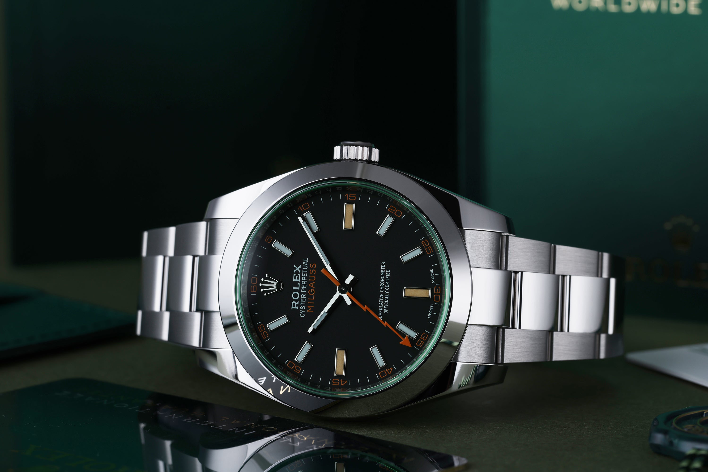 Rolex Milgauss | REF. 116400GV | Box & Papers | Grey Dial | 2021 | Stainless Steel