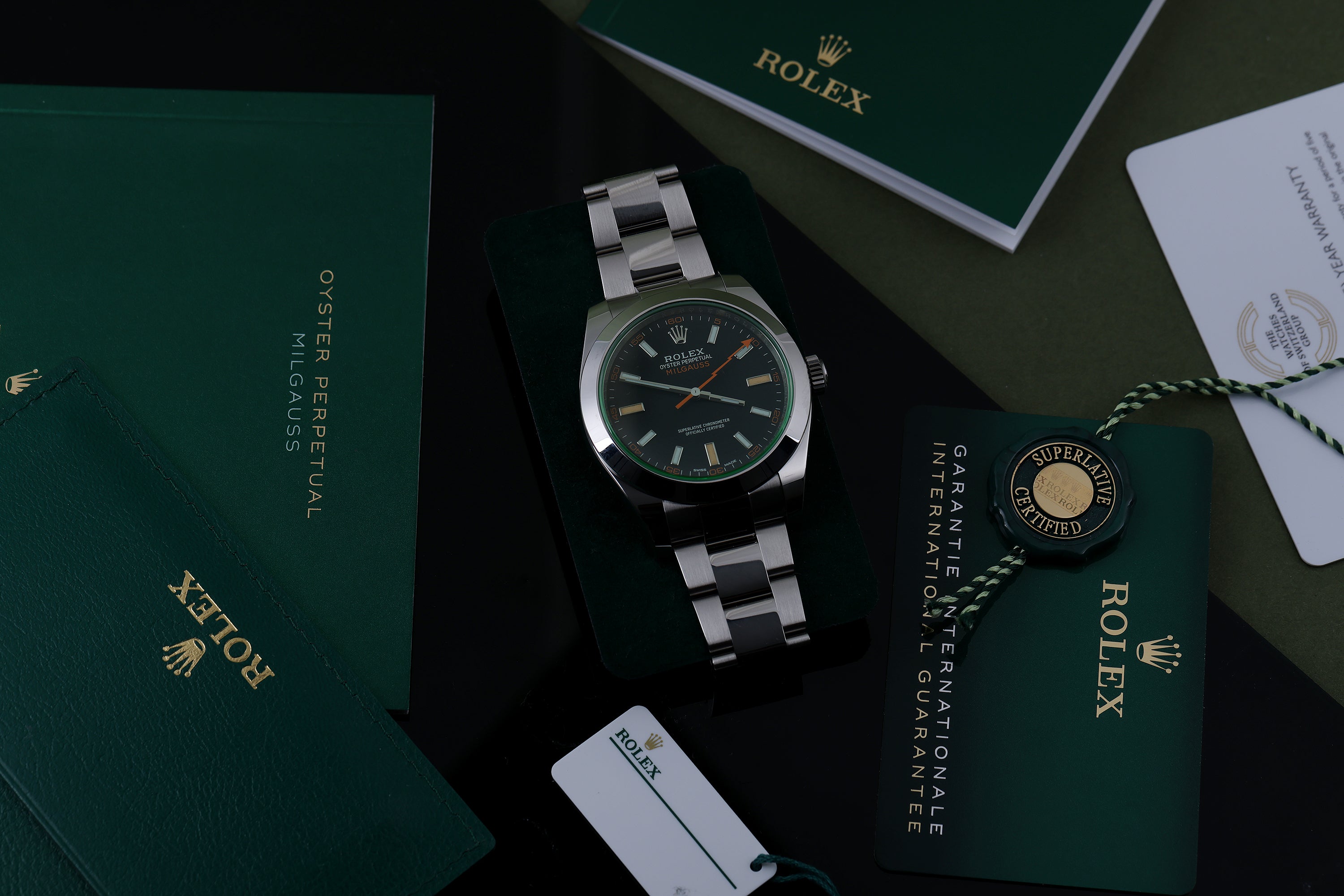 Rolex Milgauss | REF. 116400GV | Box & Papers | Grey Dial | 2021 | Stainless Steel