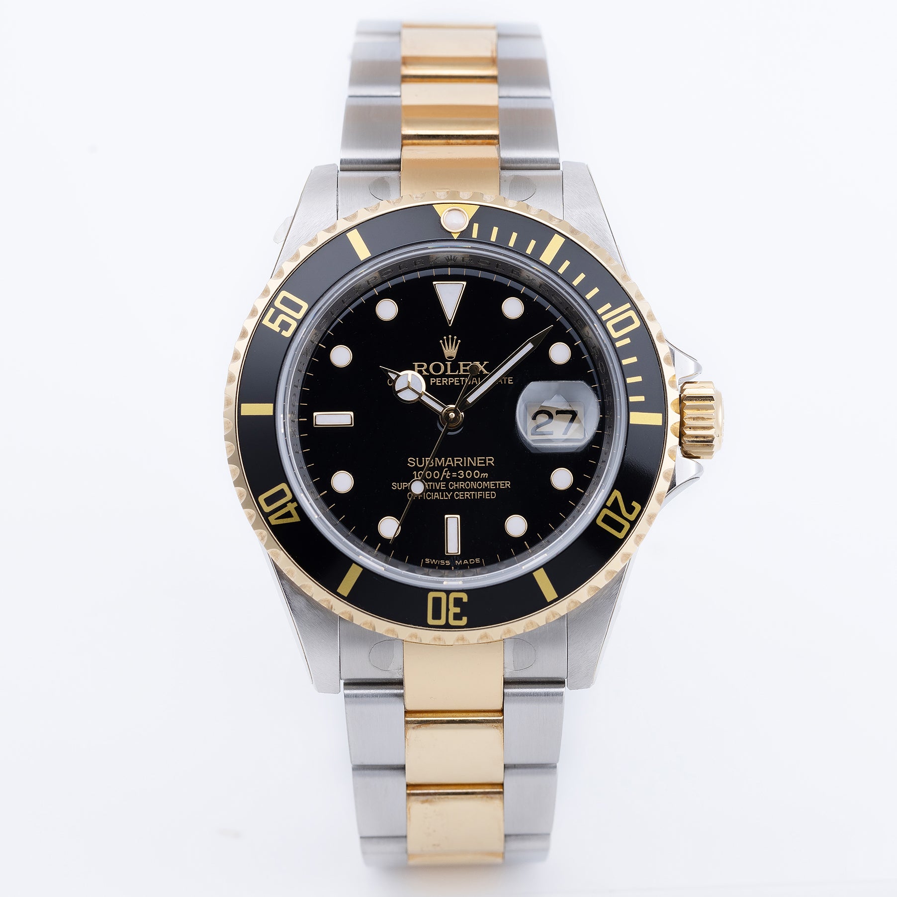 Rolex Submariner NOS | Ref. 16613LN | Black Dial | Box & Papers | 2011 | Stainless Steel & 18K Yellow Gold