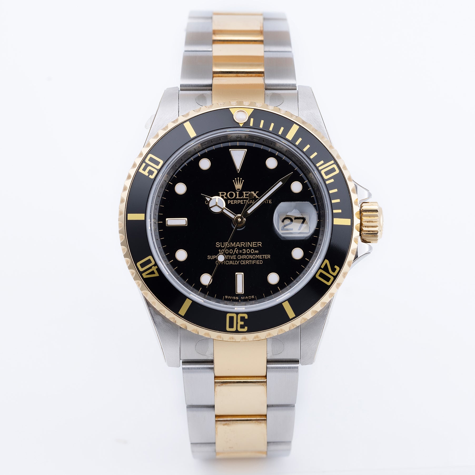 Black gold and silver rolex Clearance
