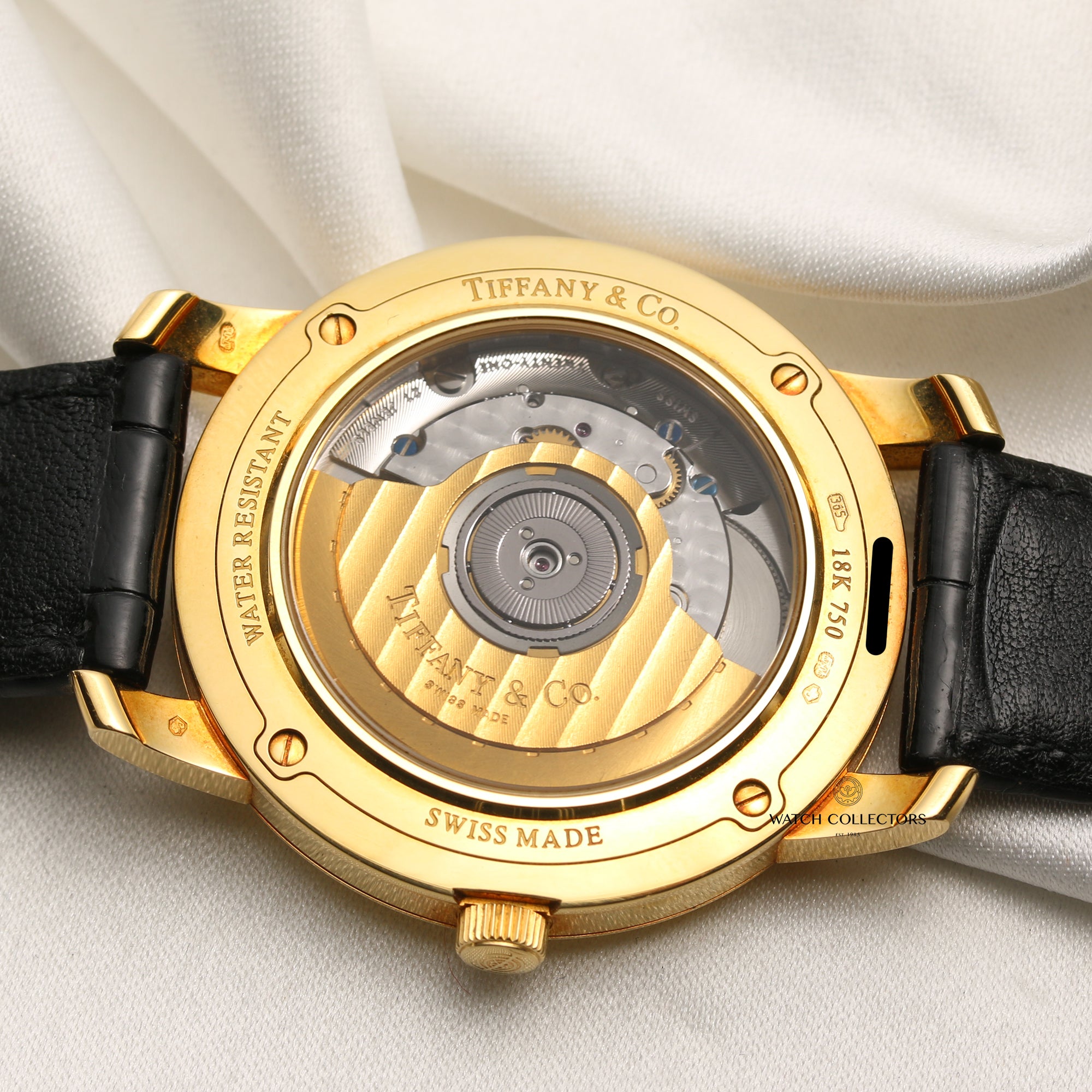 Tiffany & Co 18K Yellow Gold Second Hand Watch Collectors 7