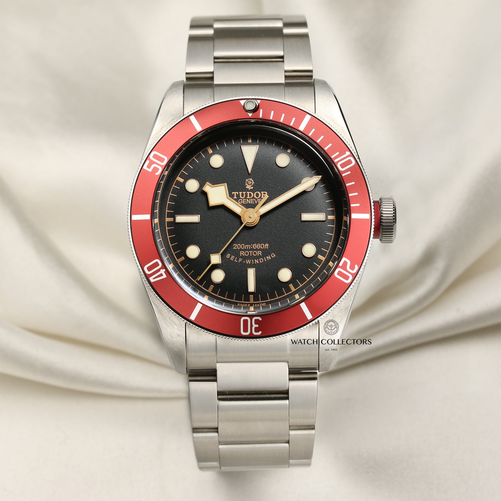 Watch Collectors Tudor Black Bay Second Hand Tudor Heritage Black