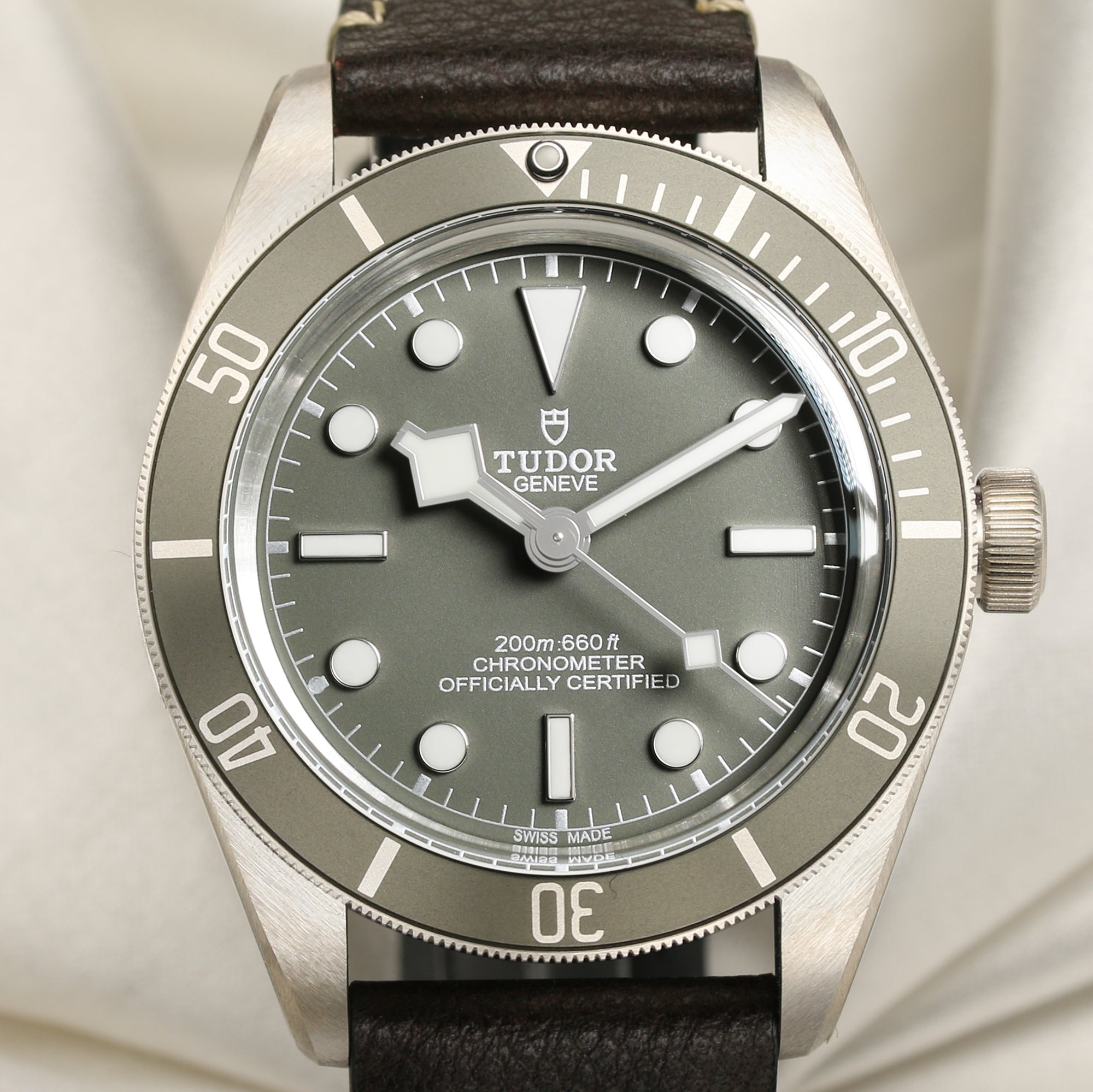 Tudor Grey Dial Stainless Steel Second Hand Watch Collectors 2