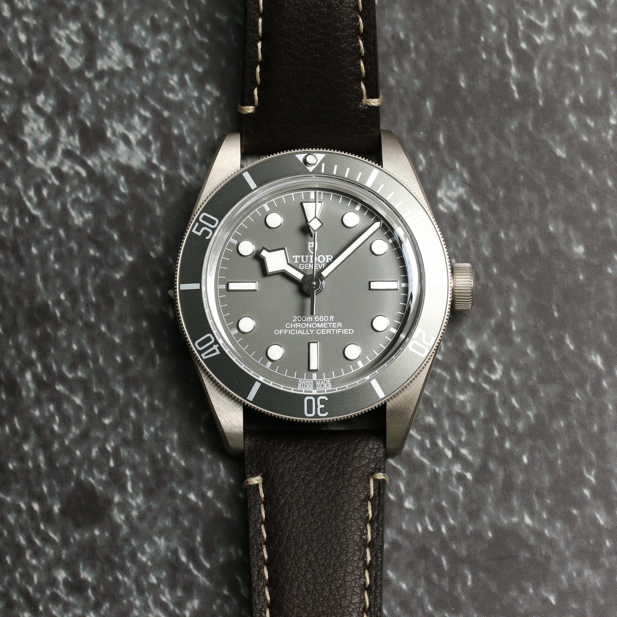 Tudor Grey Dial Stainless Steel Second Hand Watch Collectors 3