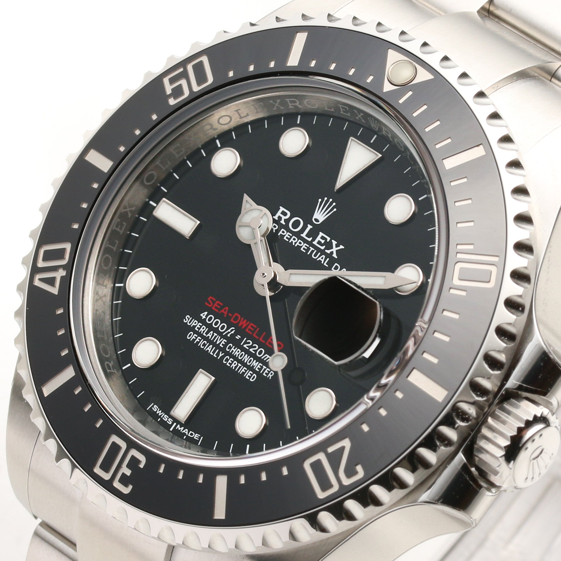 Unworn 2017 Rolex Sea-Dweller 126600 Stainless Steel Single Red Ceramic P66XXXXX Second Hand Watch Collectors 1 (4)