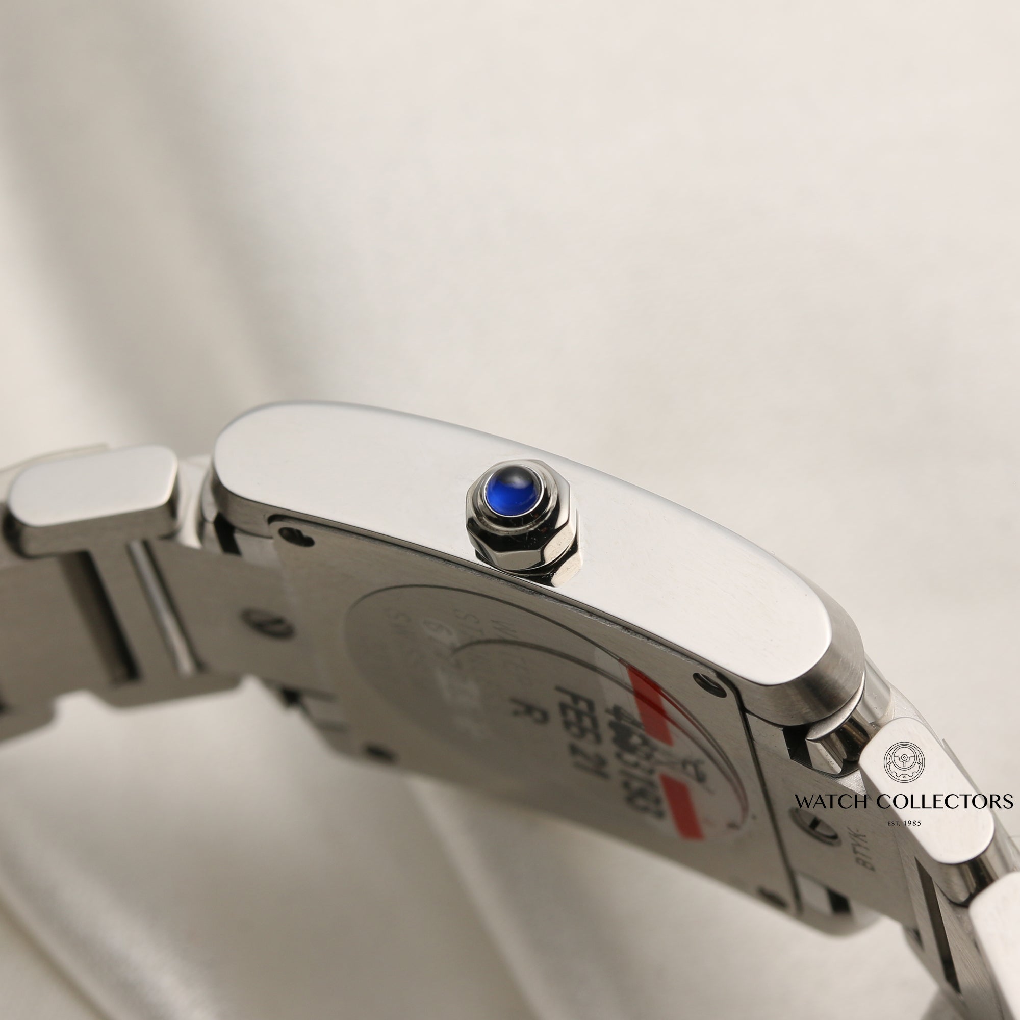 Unworn Cartier Tank Francaisse Stainless Steel Second Hand Watch Collectors 5