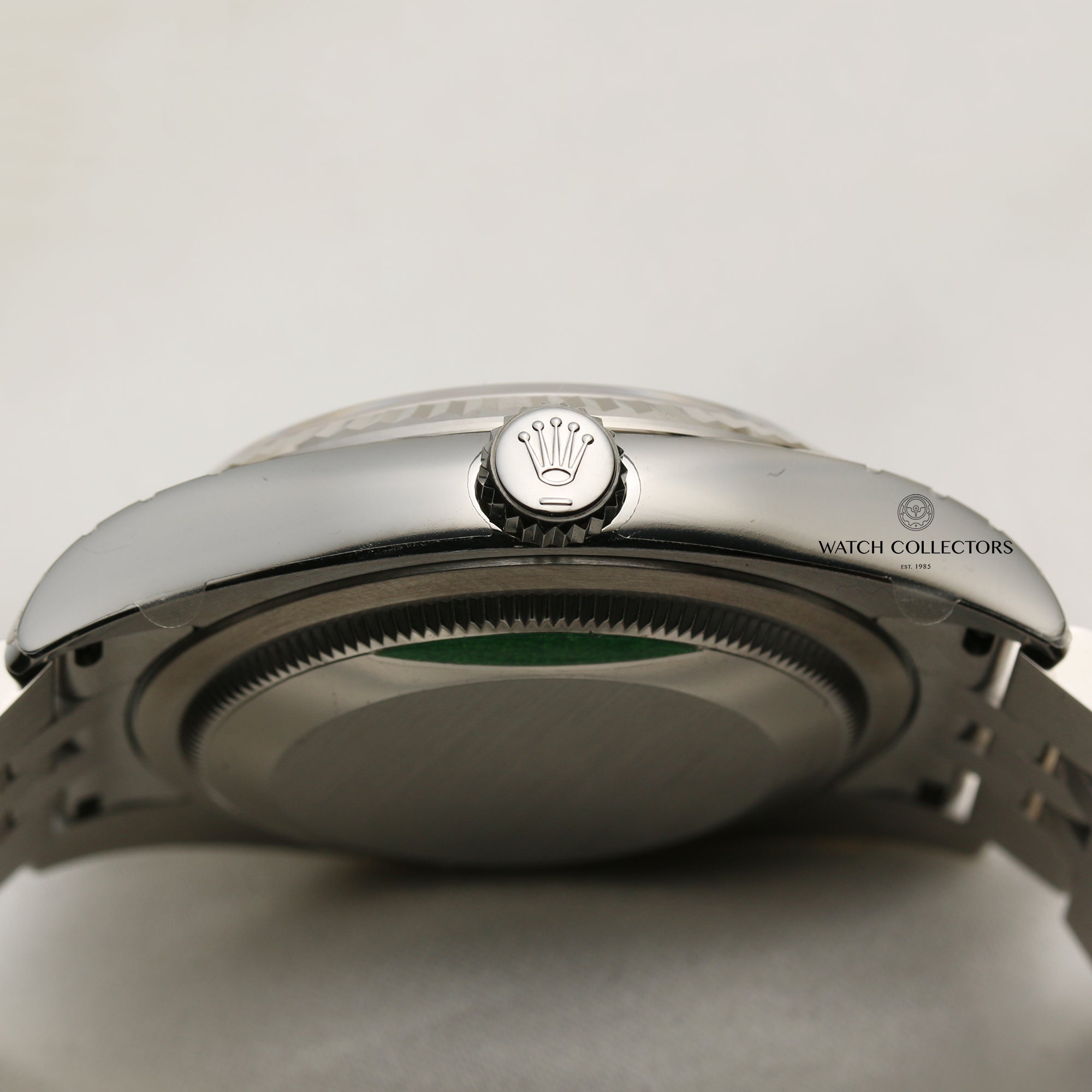 Unworn DateJust 116234 Stainless Steel 18K White Gold Bezel Second Hand Watch Collectors 6