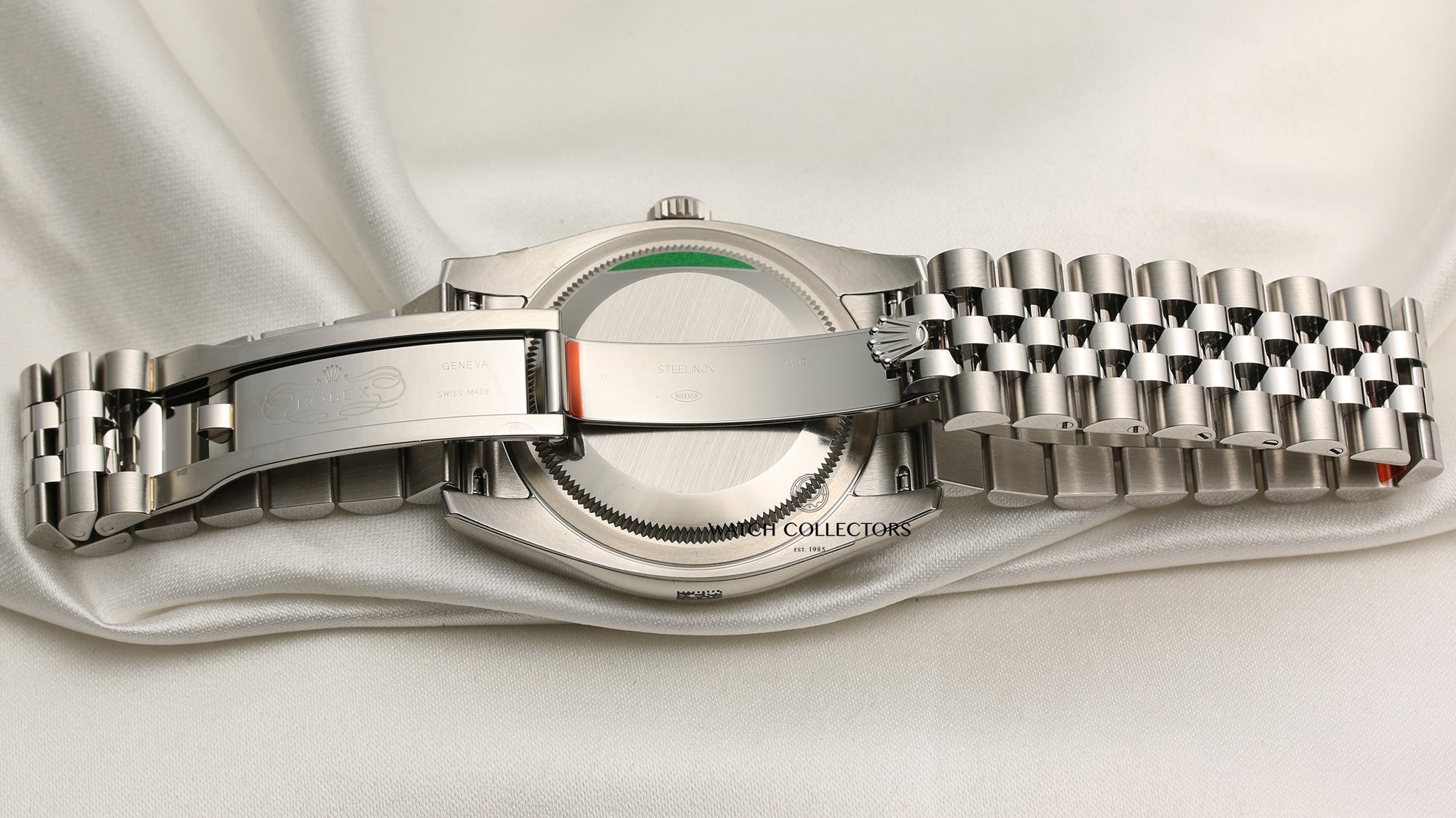 Unworn DateJust 116234 Stainless Steel 18K White Gold Bezel Second Hand Watch Collectors 8